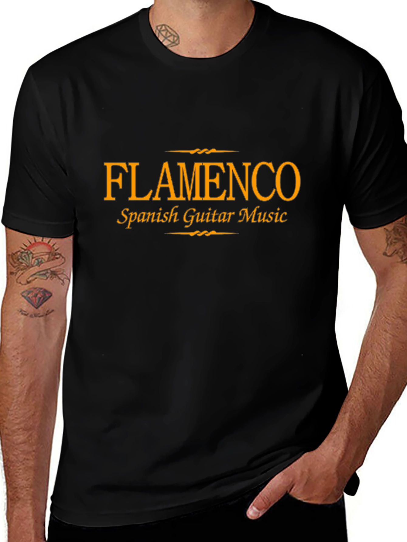Flamenco Spanish Guitar Music T-Shirt