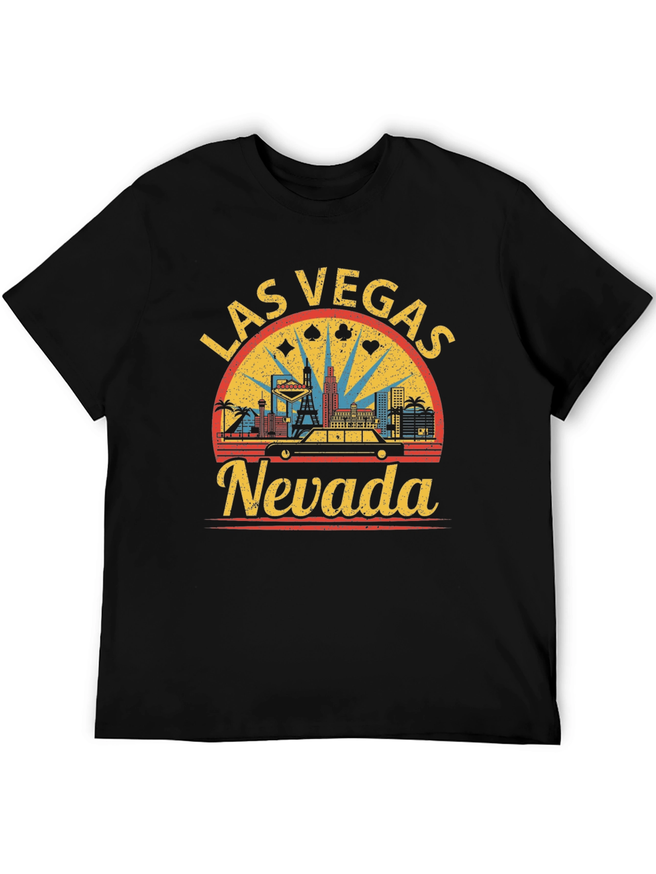 Las Vegas Nevada Retro Graphic T-Shirt