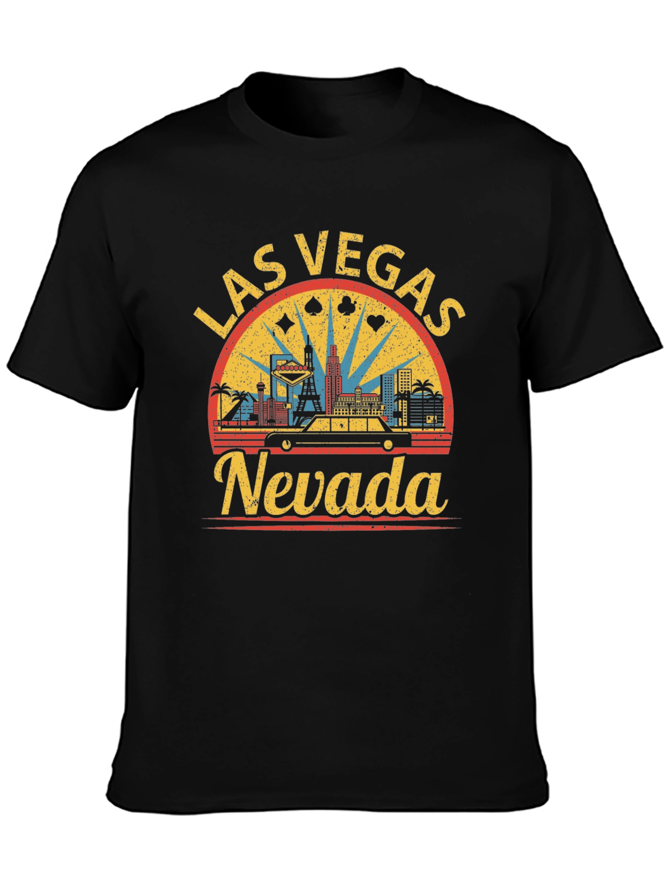 Las Vegas Nevada Retro Graphic T-Shirt
