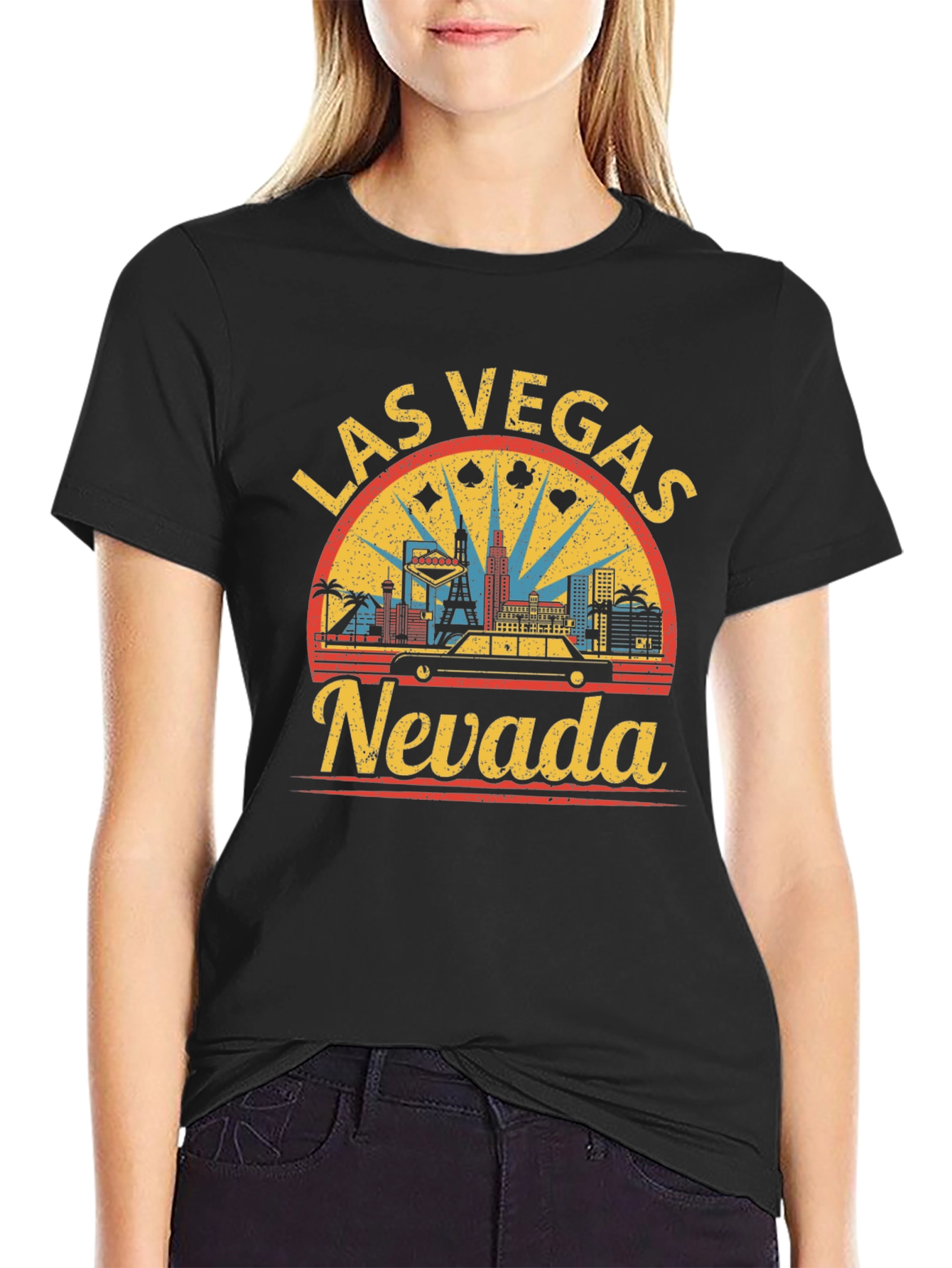 Las Vegas Nevada Retro Graphic T-Shirt