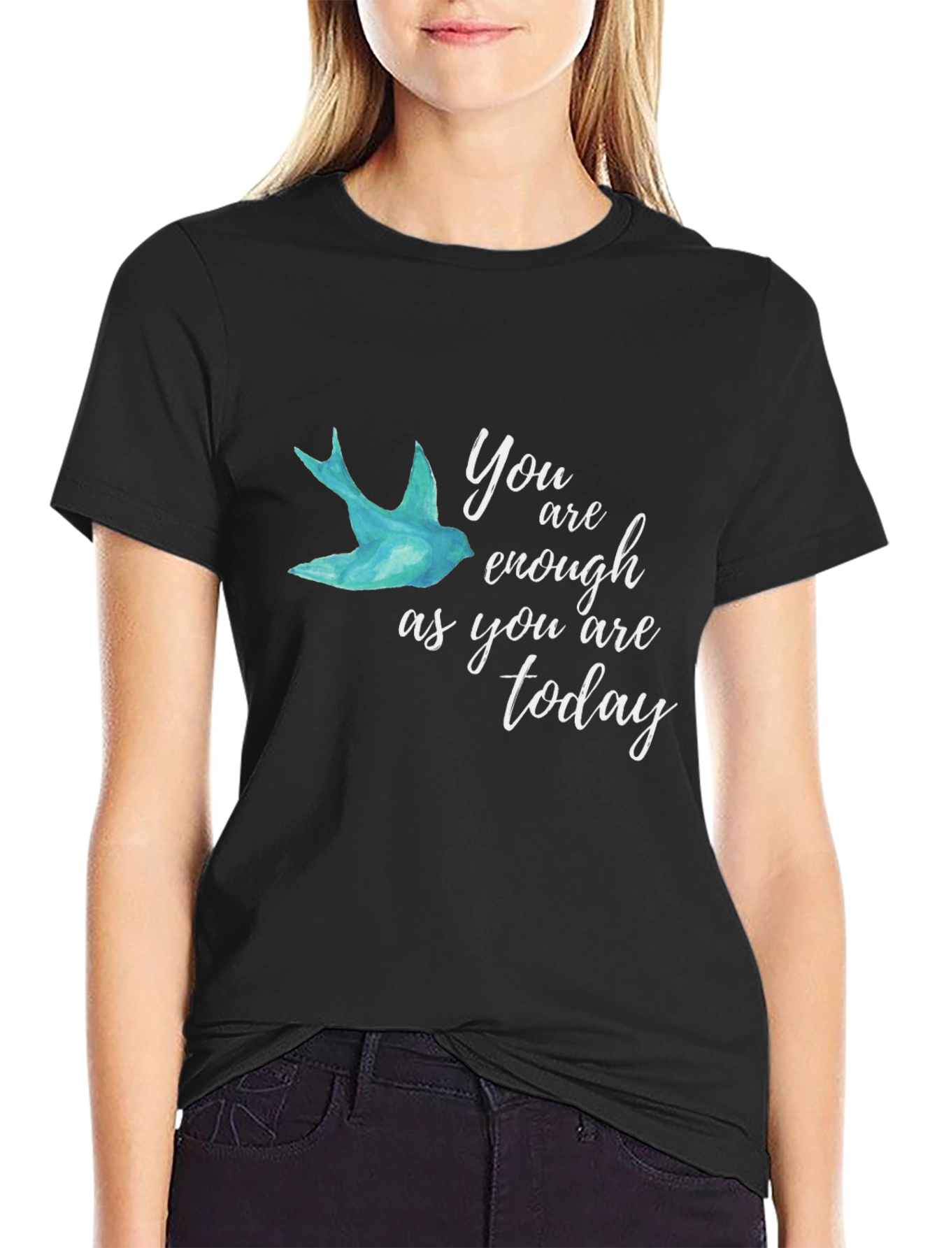 Inspiring You Are Enough Graphic Tee