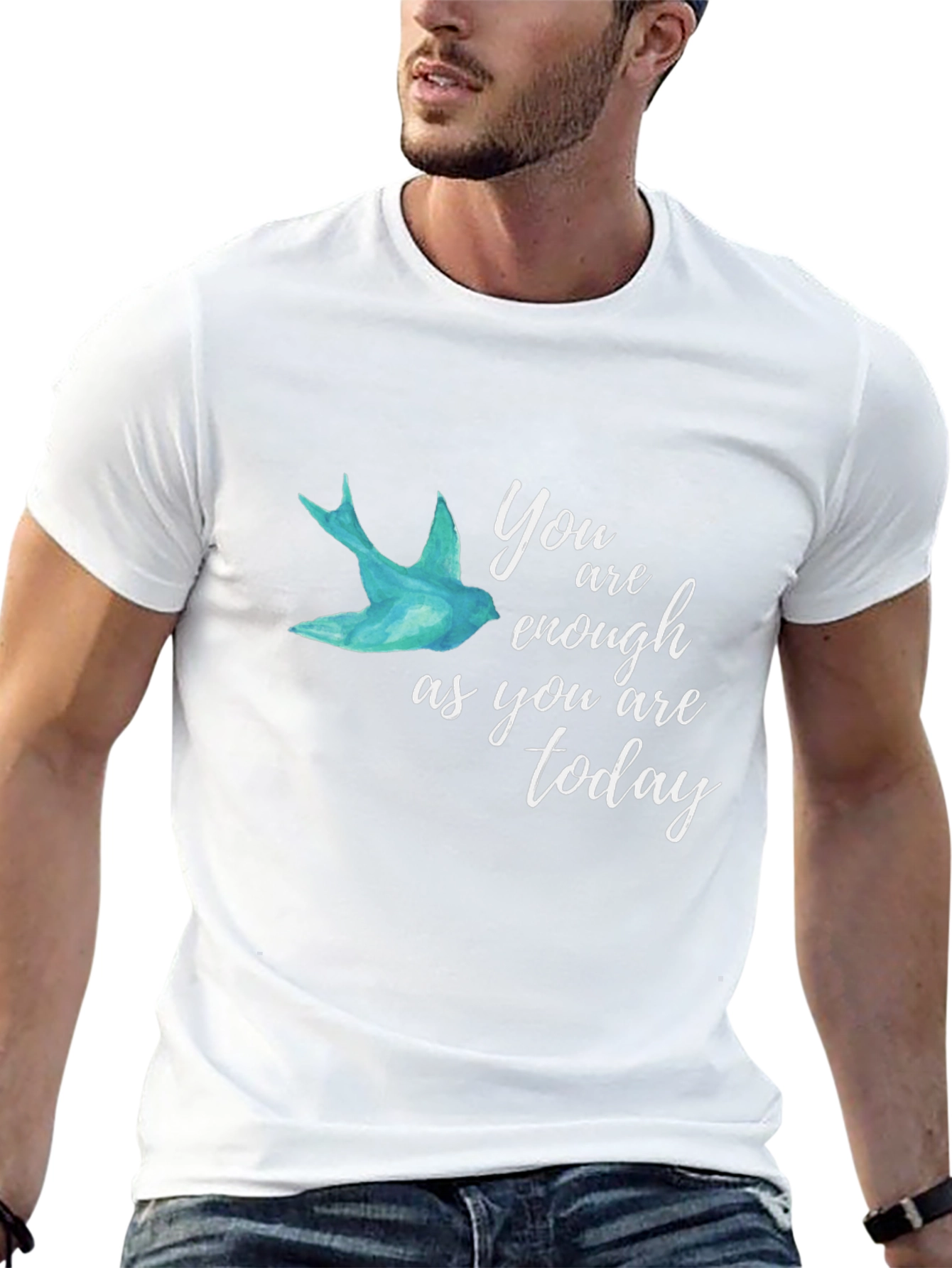 Inspiring You Are Enough Graphic Tee