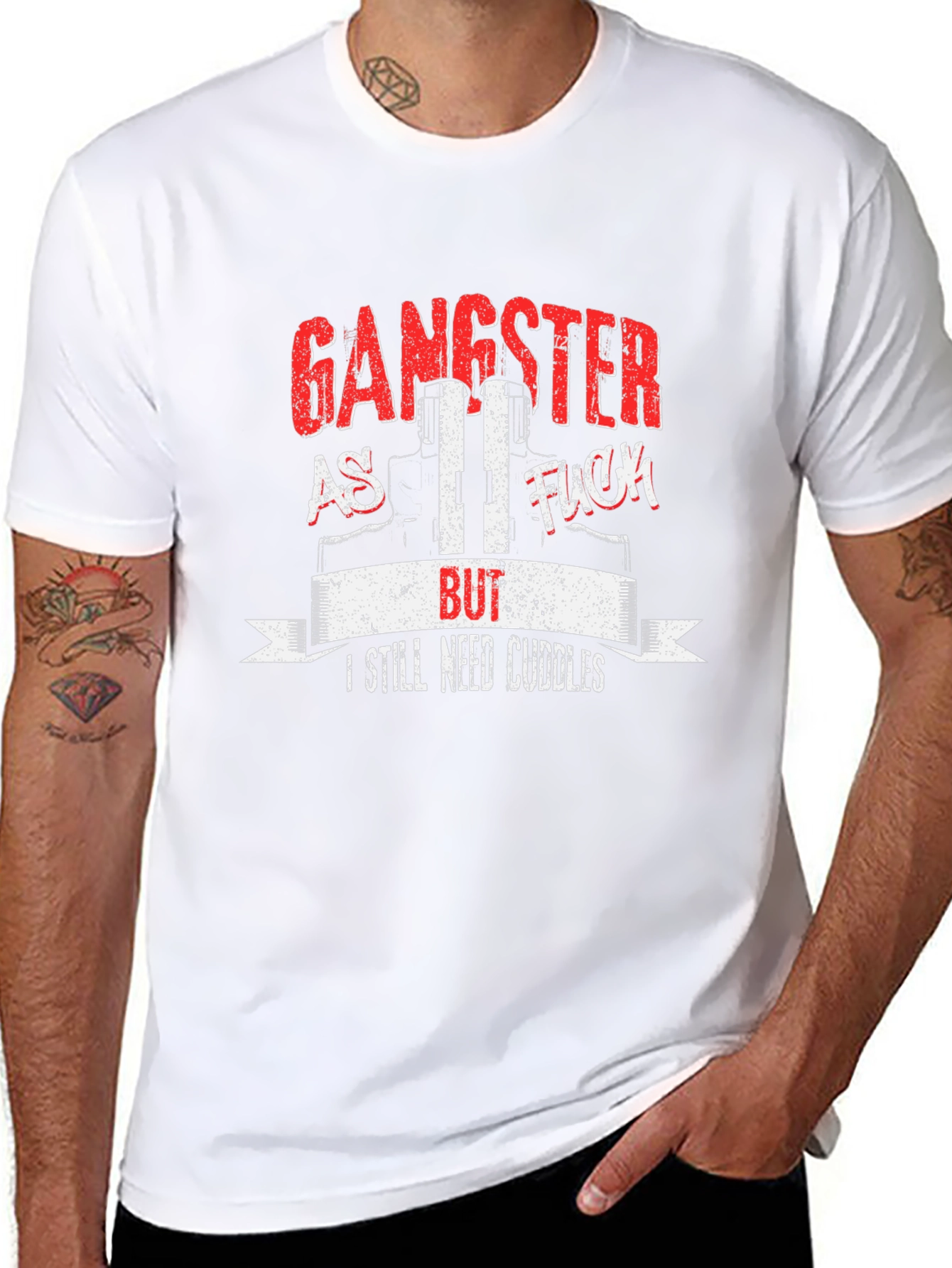 Gangster Cuddles Graphic Tee