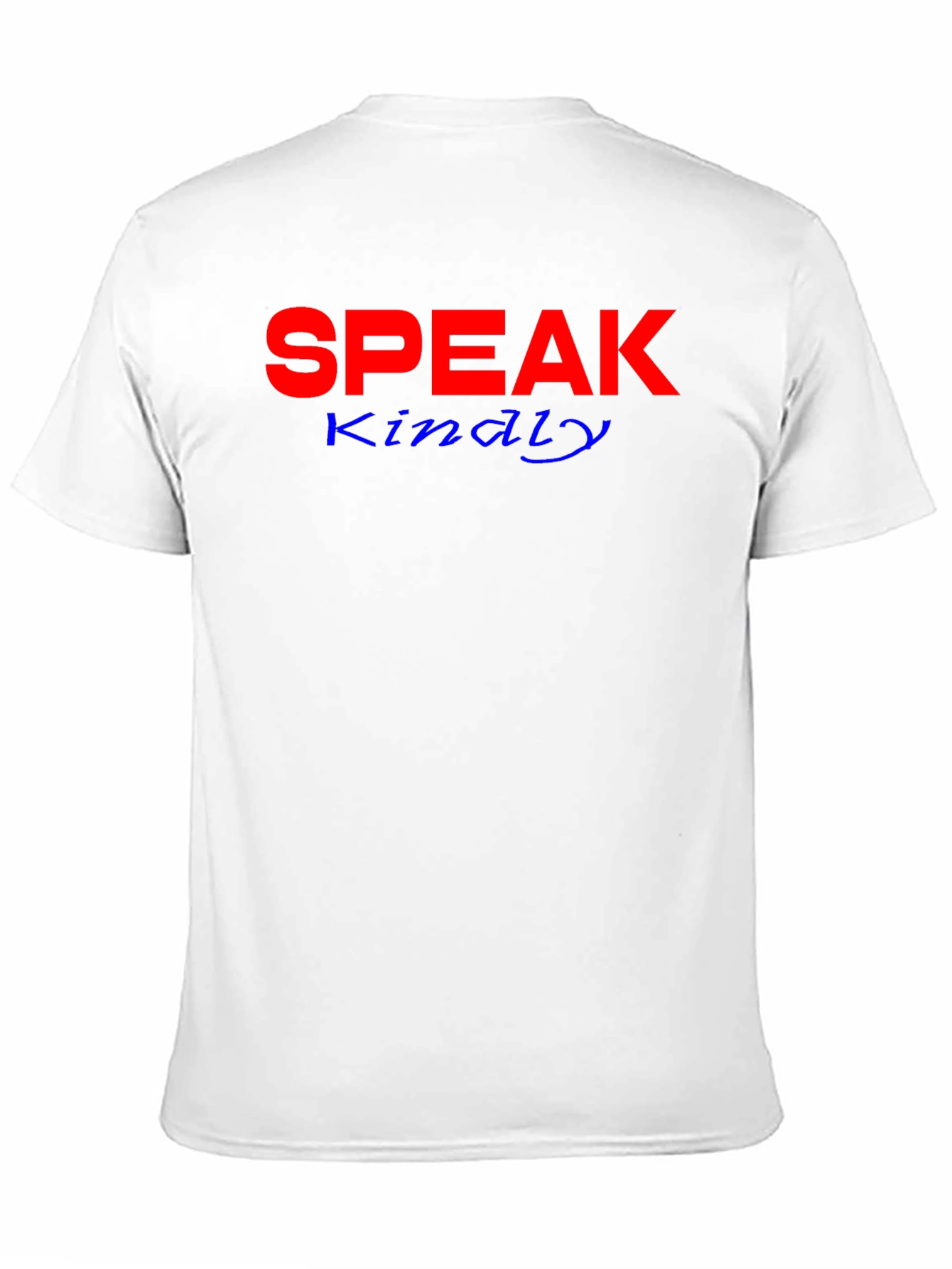 Speak Kindly Graphic Tee - Black Cotton Blend