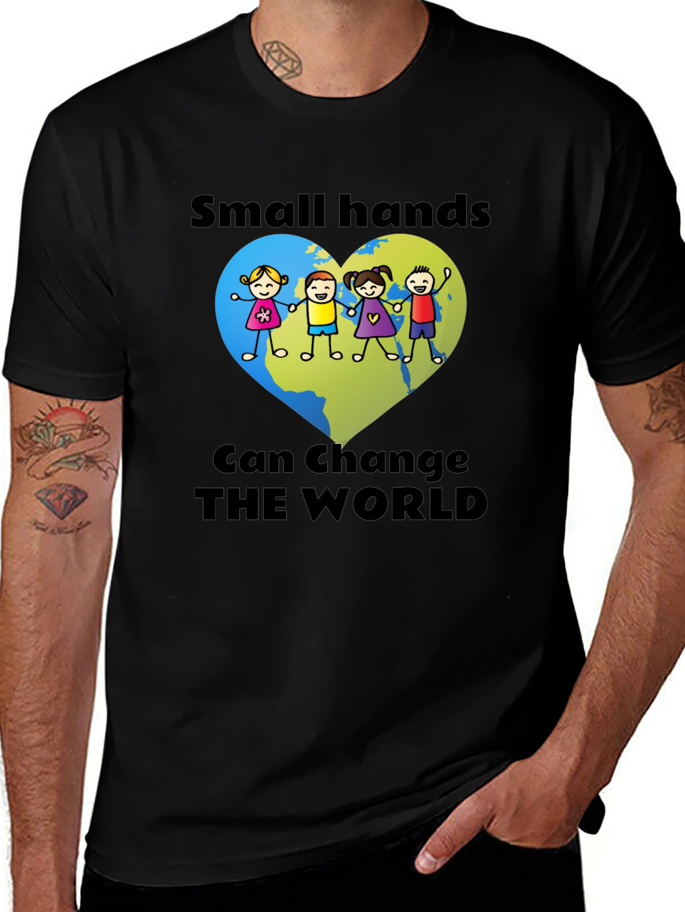 Small Hands Change the World Tee