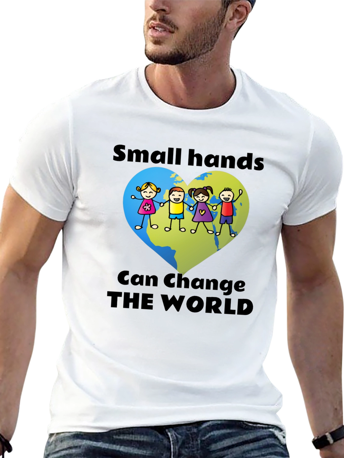 Small Hands Change the World Tee