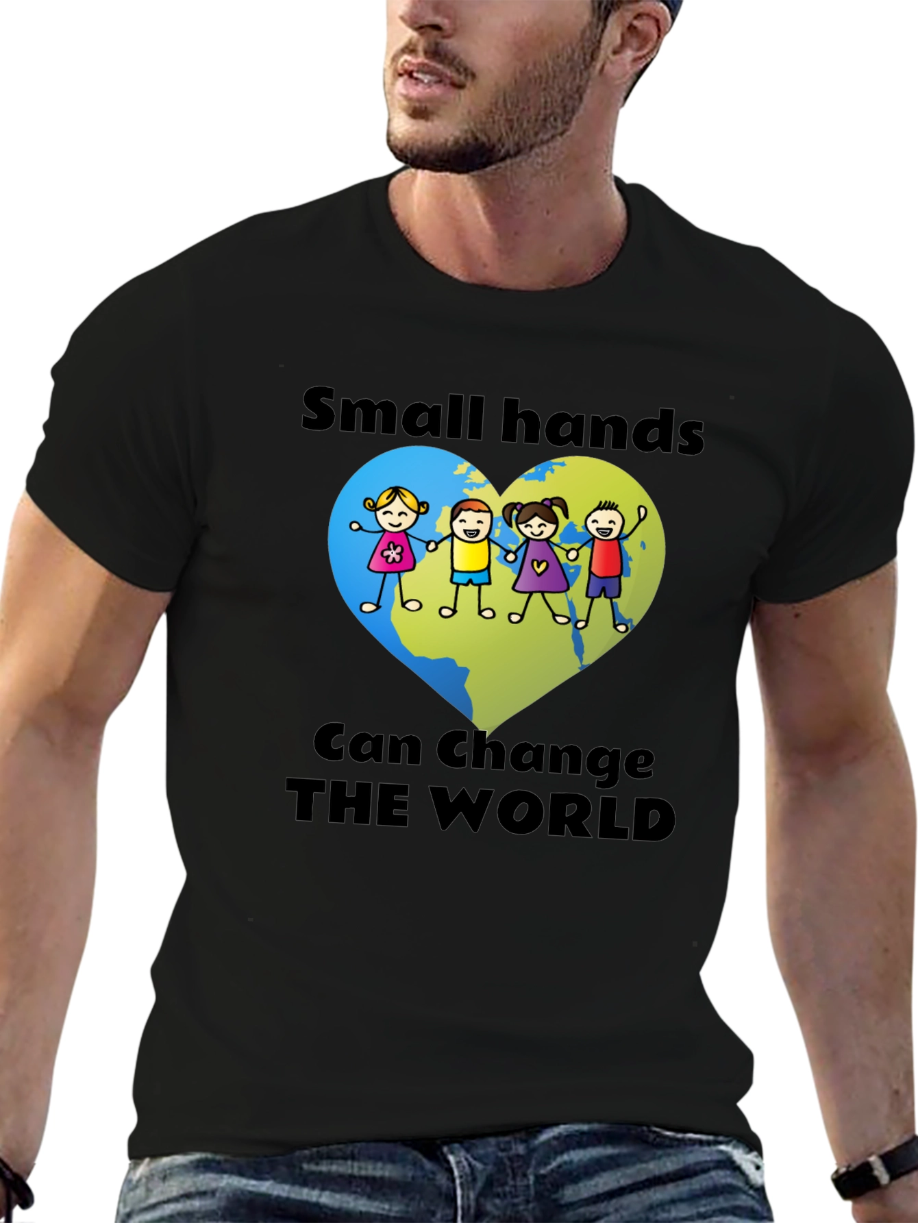 Small Hands Change the World Tee