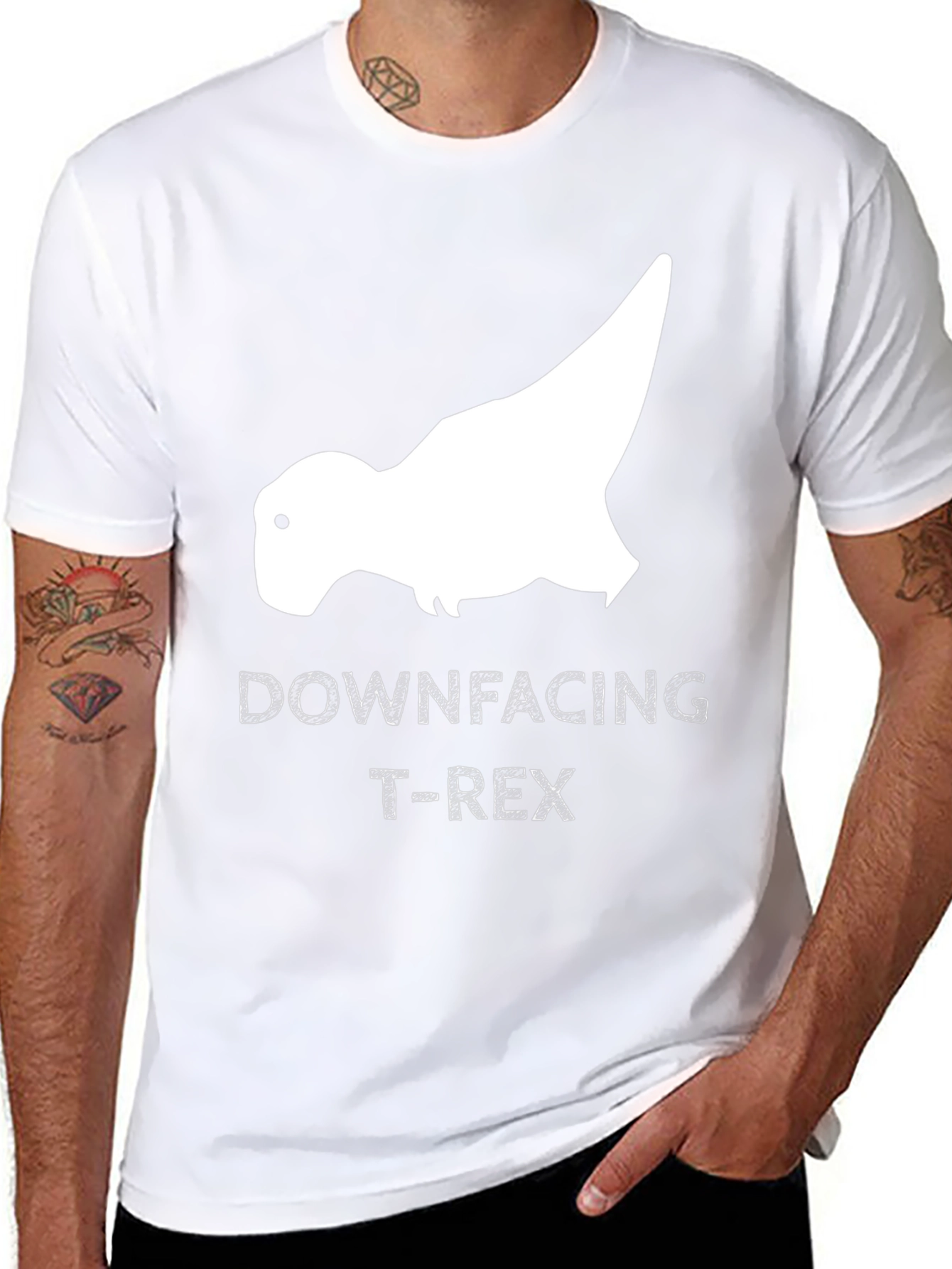 Downfacing T-Rex Graphic Tee