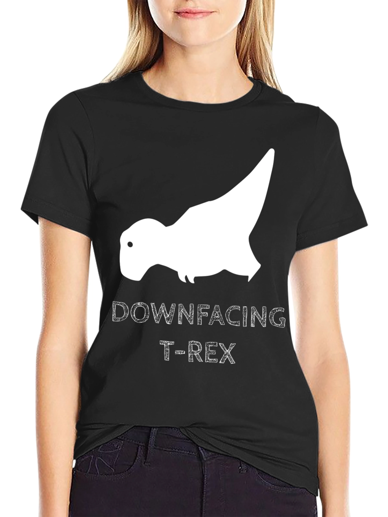Downfacing T-Rex Graphic Tee