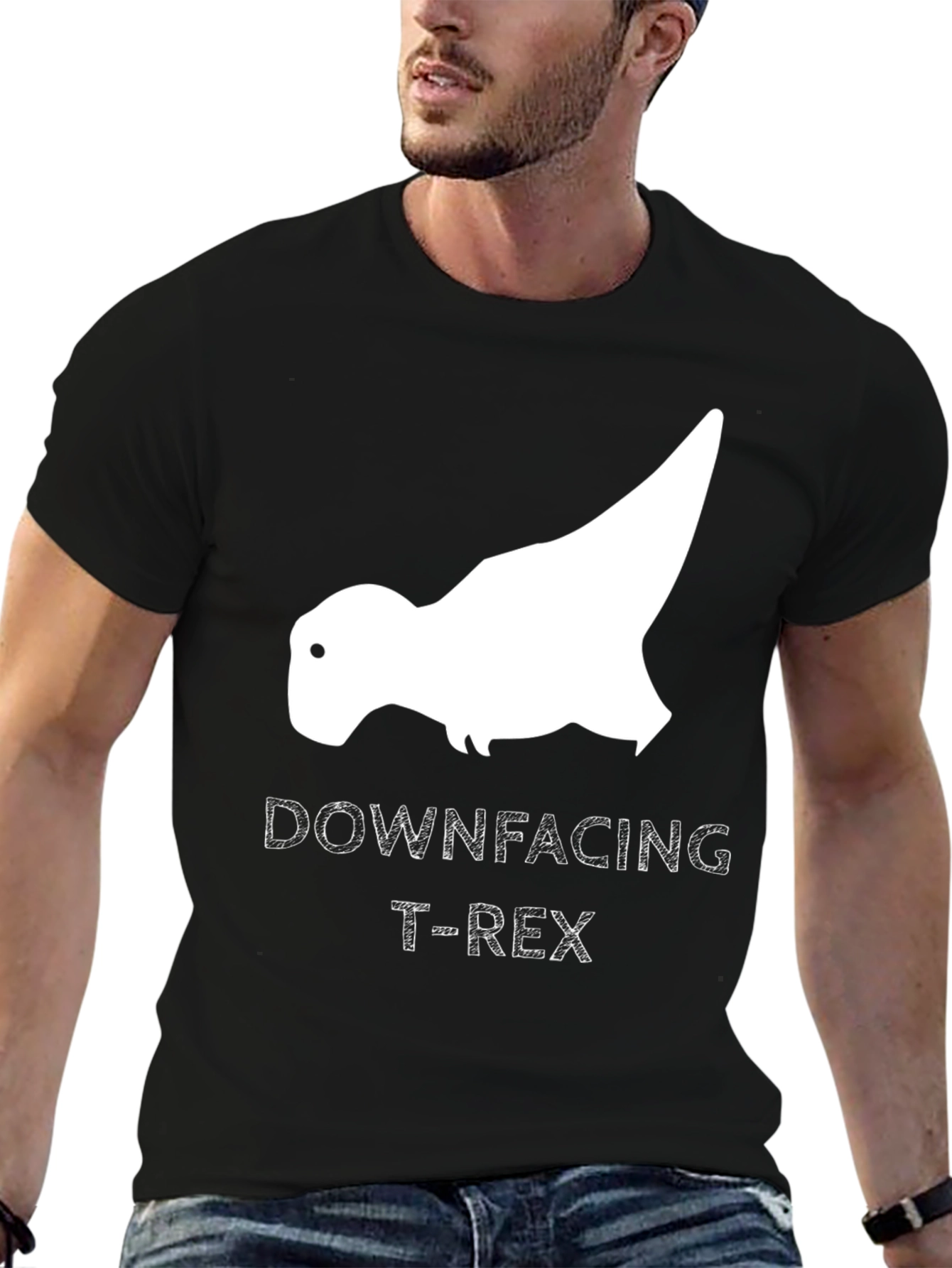 Downfacing T-Rex Graphic Tee