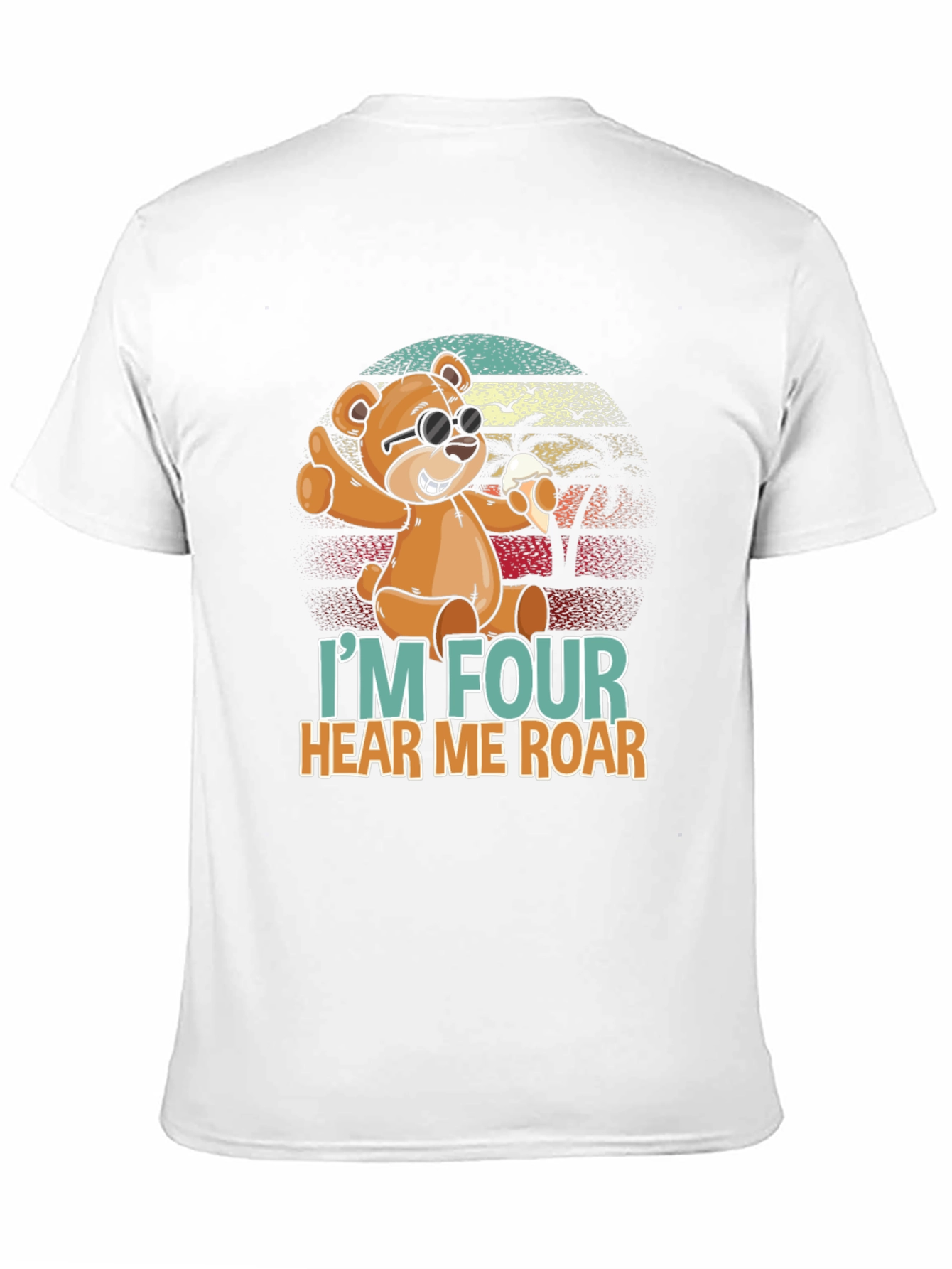Im Four Hear Me Roar Birthday T-Shirt