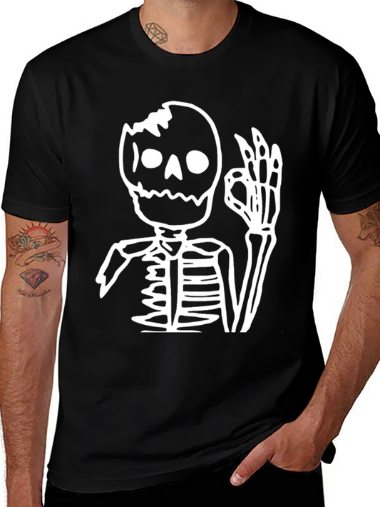 Skeleton OK Hand T-Shirt