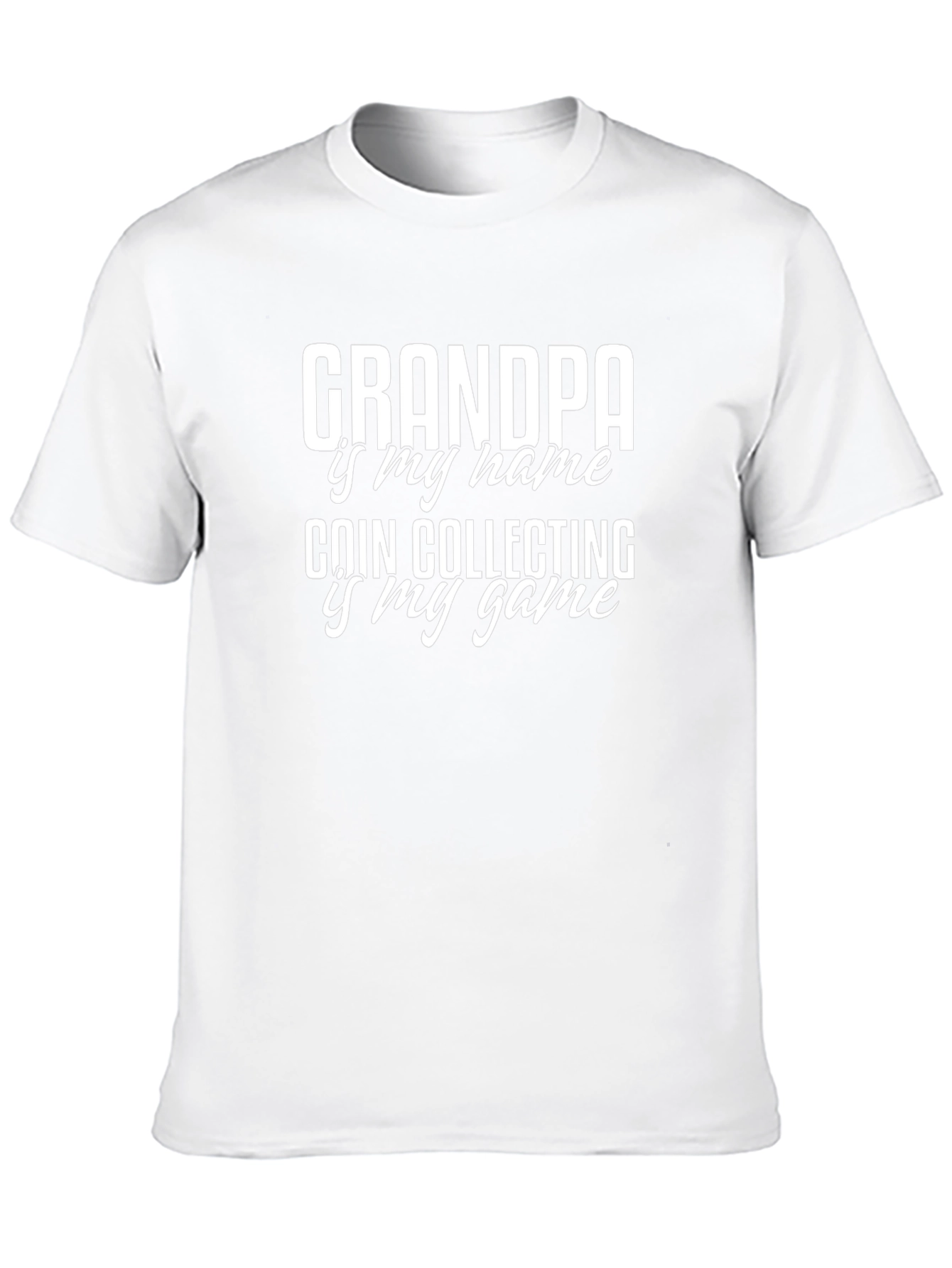 Grandpa Coin Collecting T-Shirt - Hobby Tee