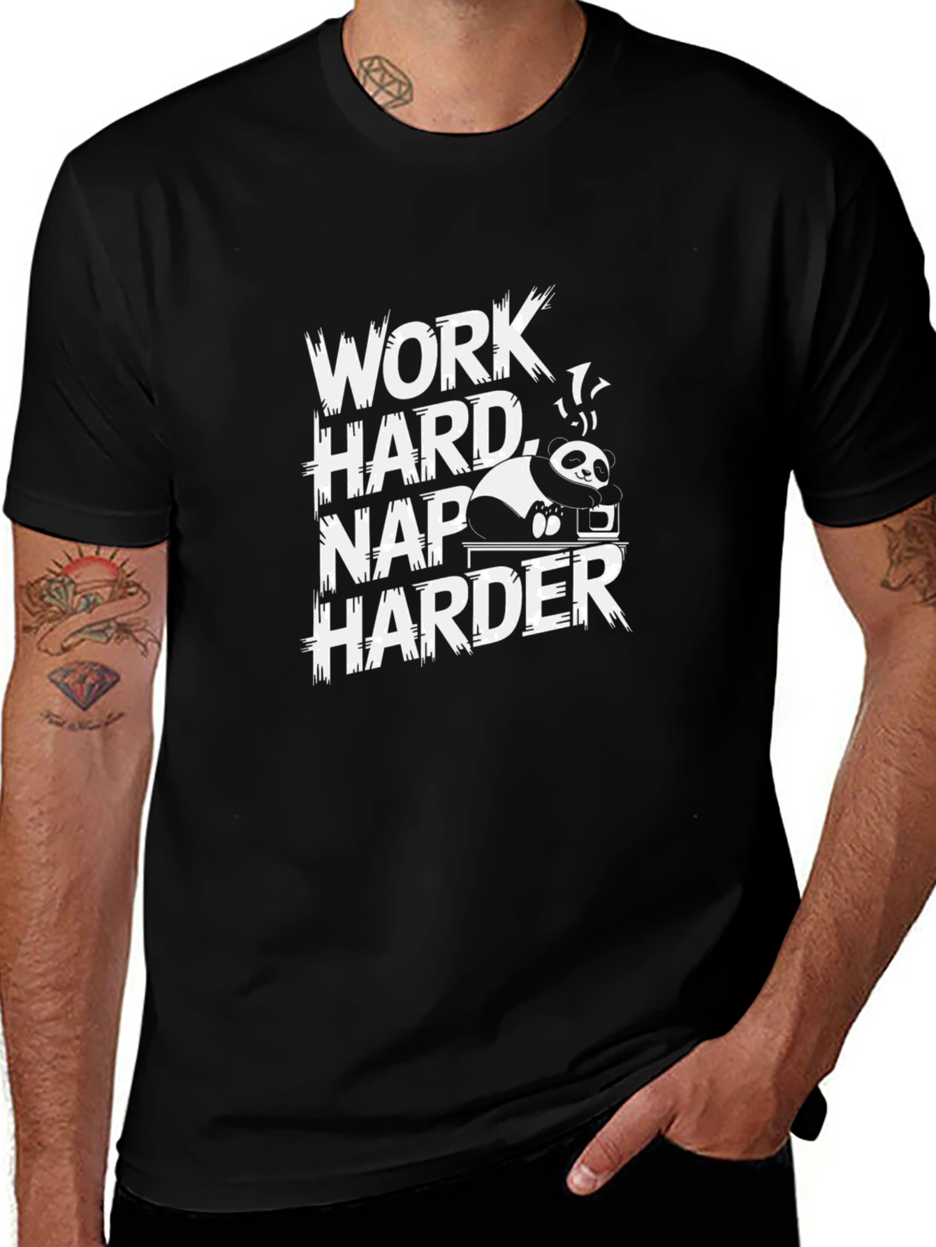 Work Hard Nap Harder Graphic T-Shirt