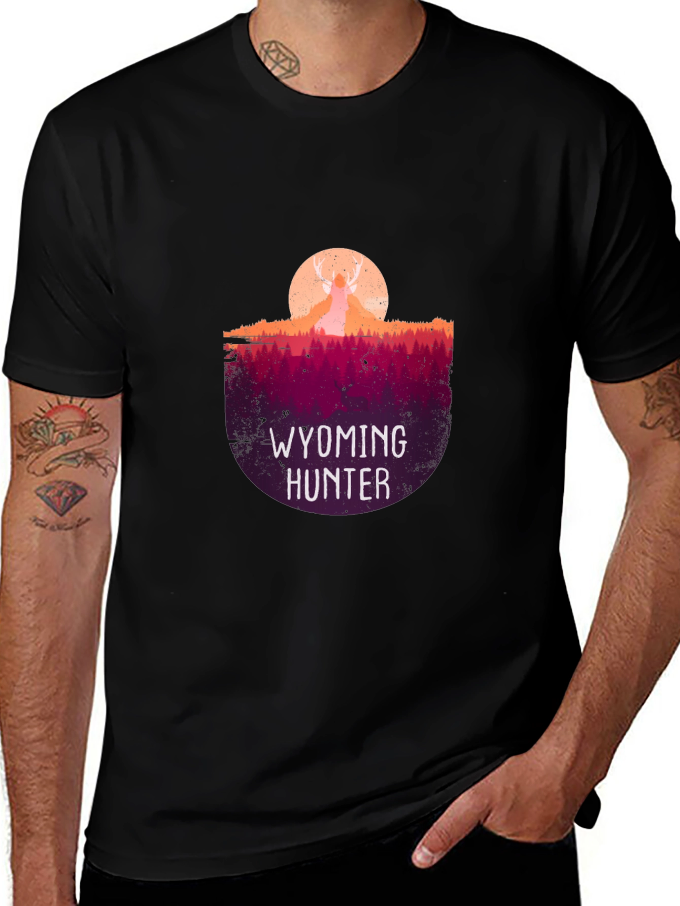 Wyoming Hunter Graphic T-Shirt