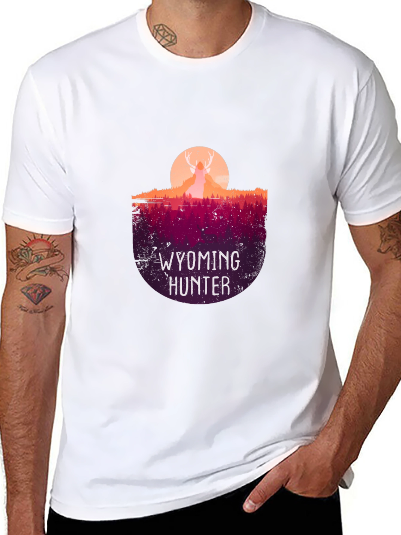 Wyoming Hunter Graphic T-Shirt