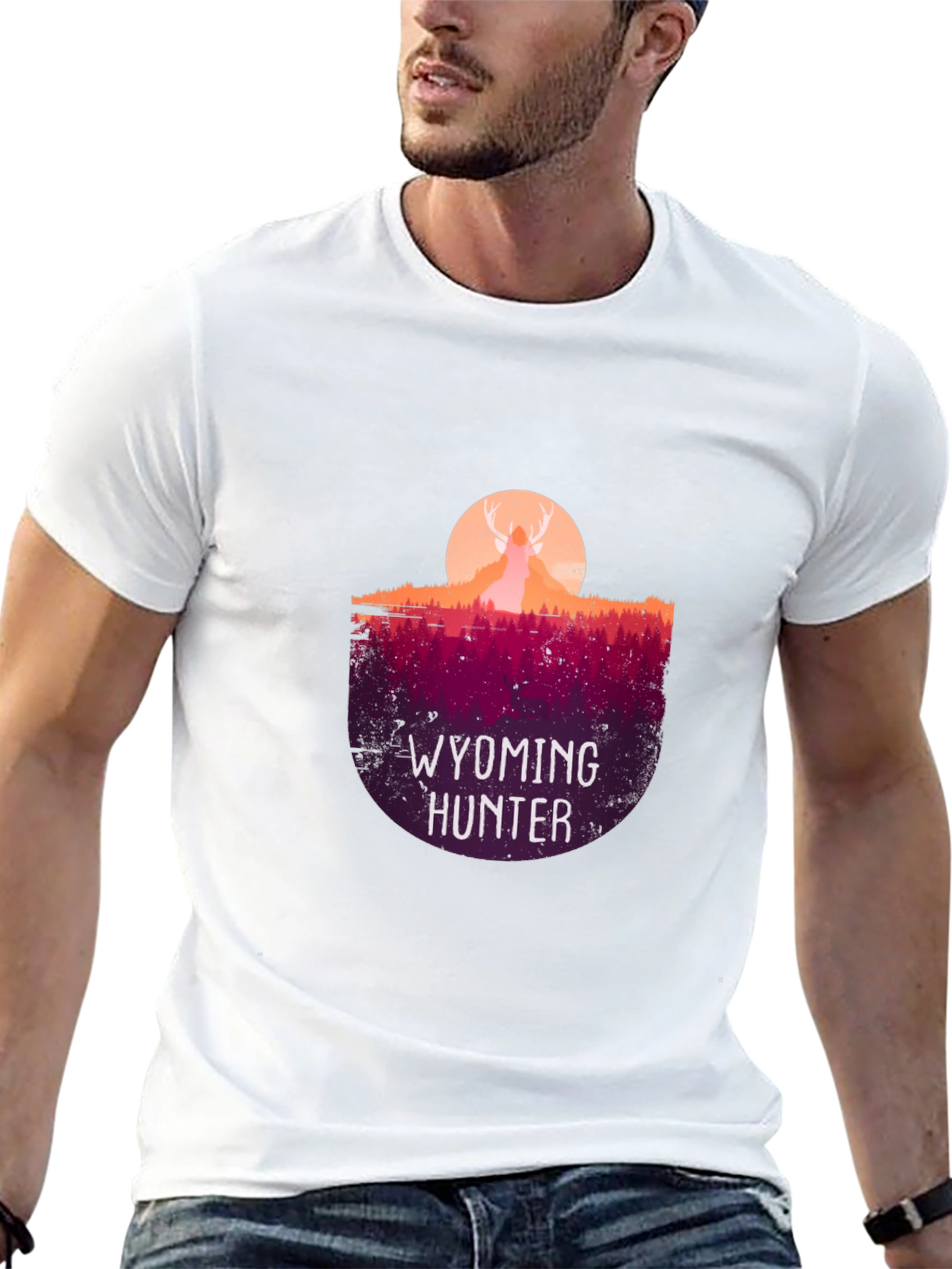 Wyoming Hunter Graphic T-Shirt