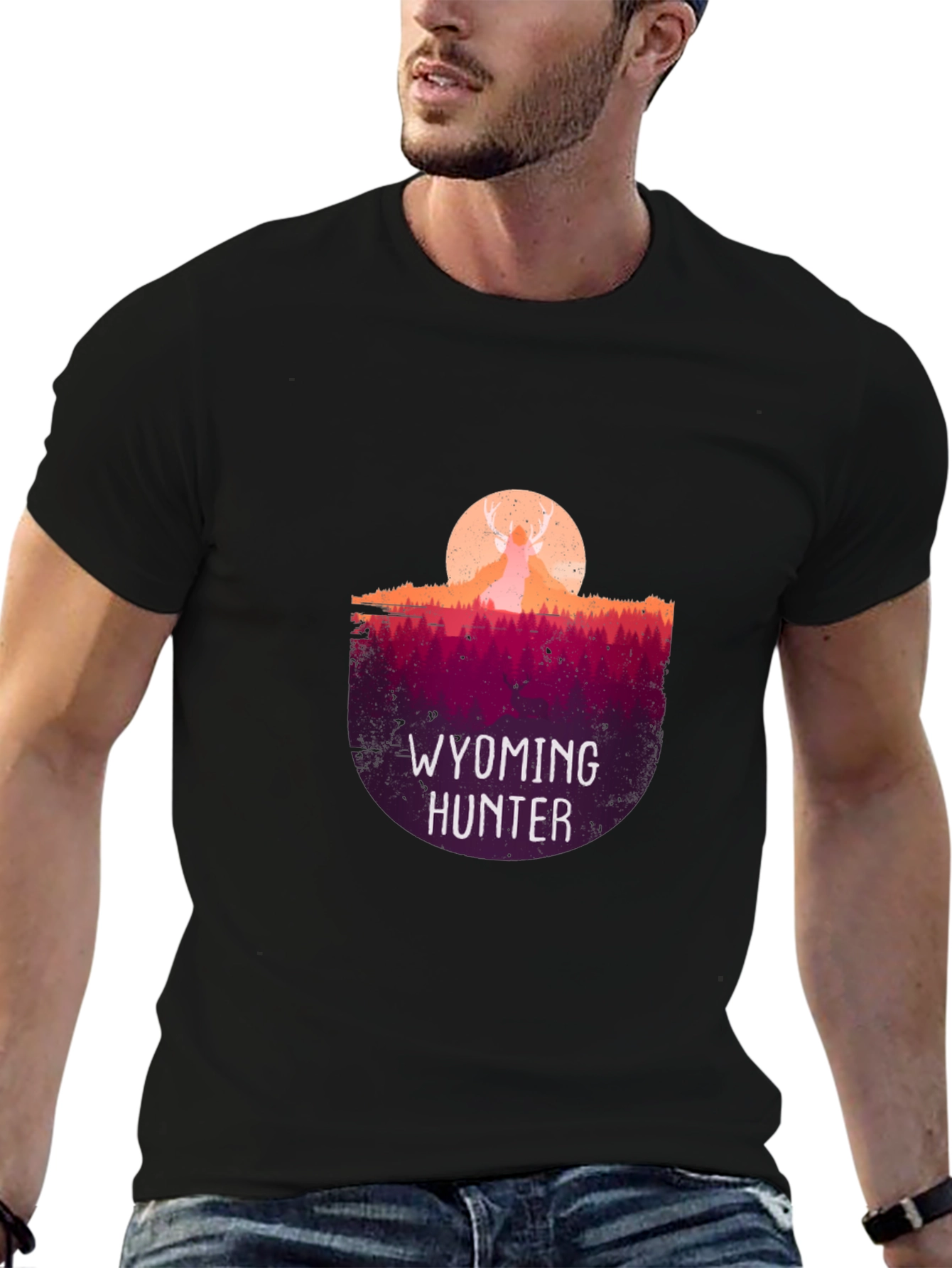 Wyoming Hunter Graphic T-Shirt