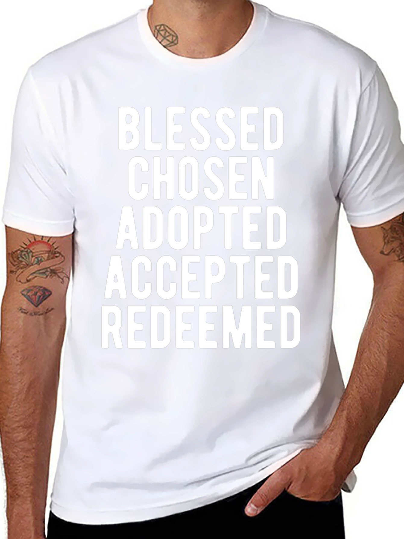 Blessed Chosen Adopted Graphic Tee
