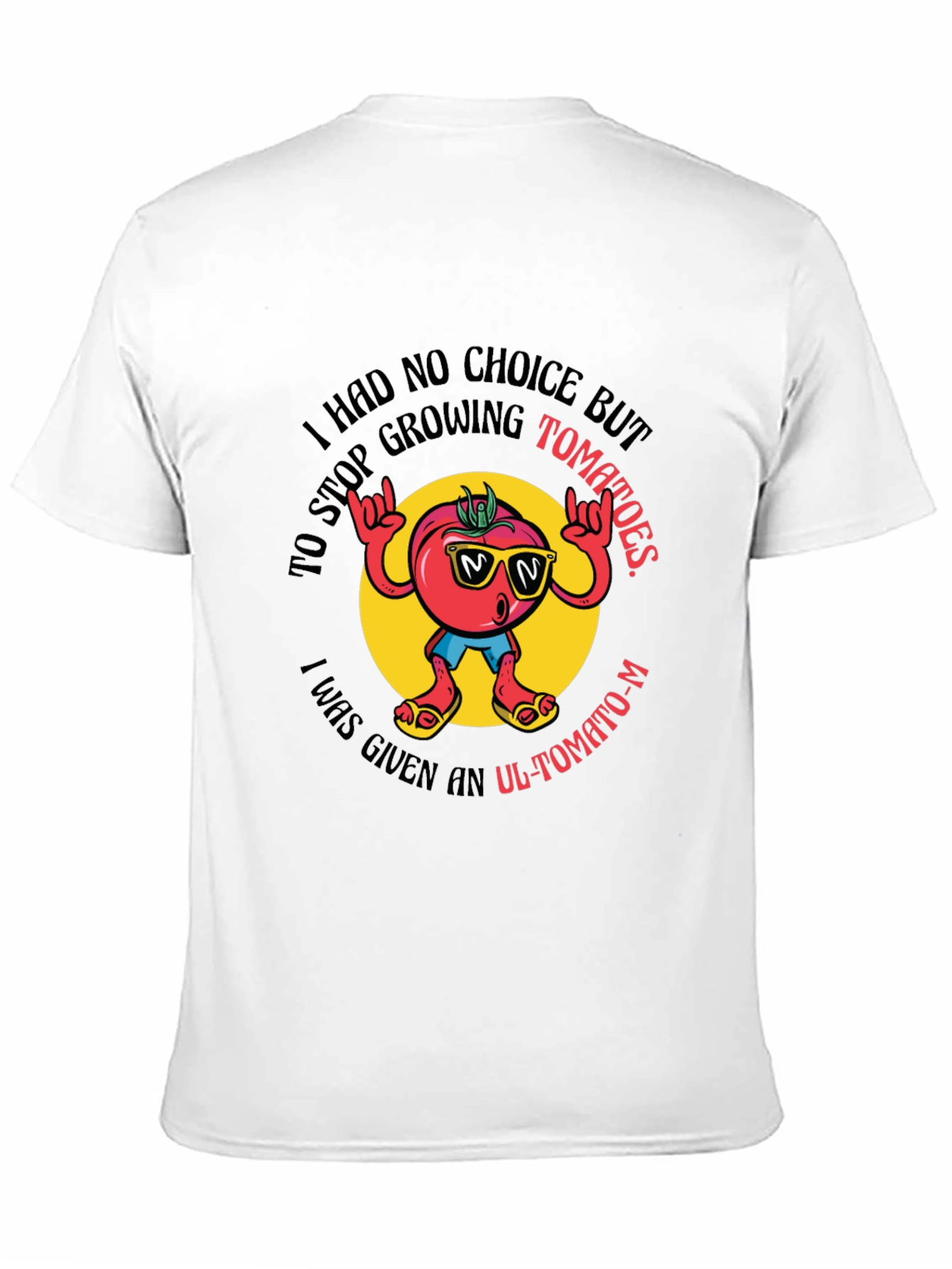 Funny Tomato T-Shirt: Ul-Tomato-M Design