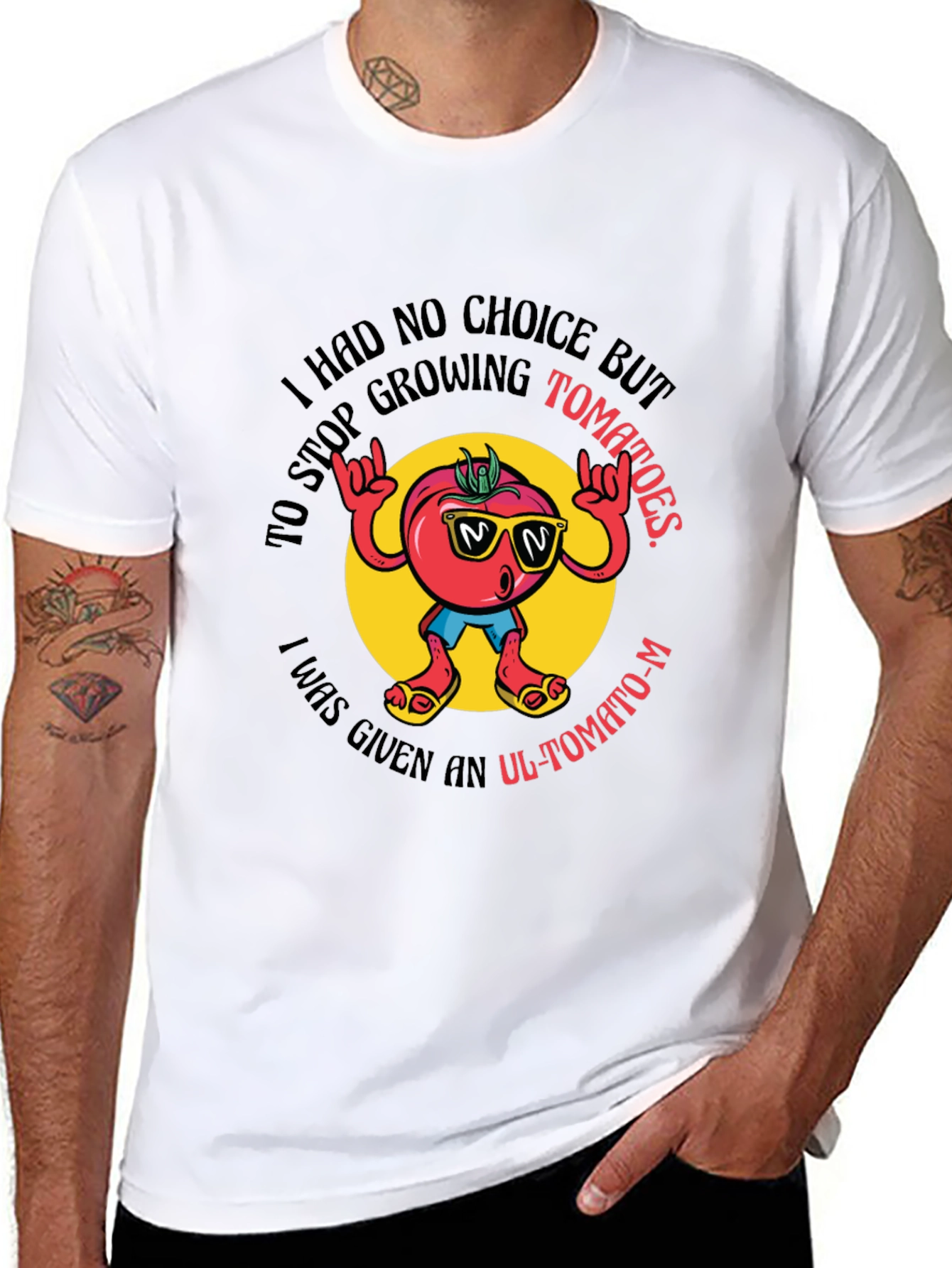 Funny Tomato T-Shirt: Ul-Tomato-M Design