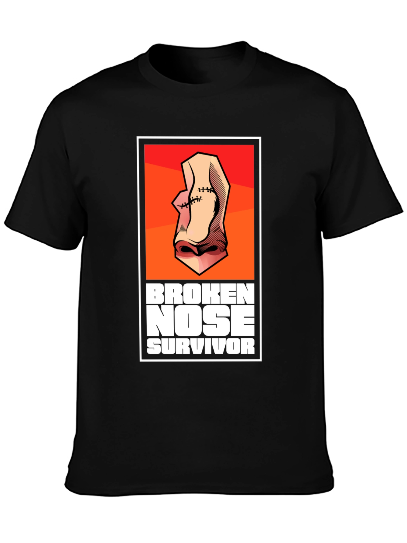 Broken Nose Survivor Graphic T-Shirt