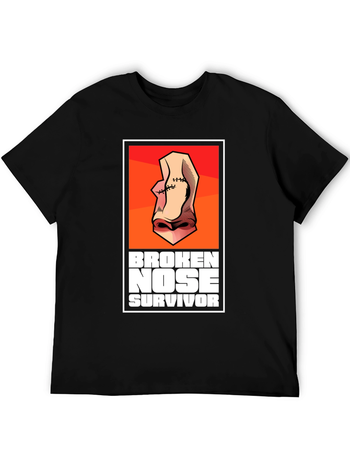 Broken Nose Survivor Graphic T-Shirt