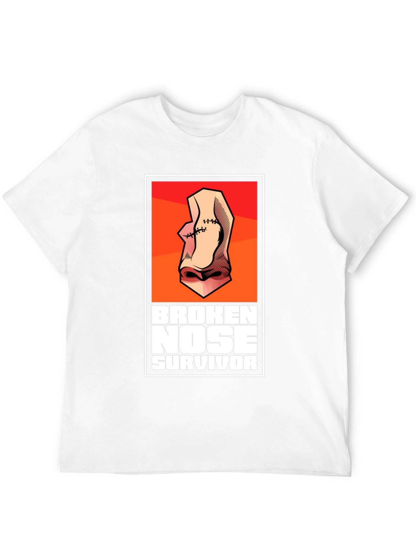 Broken Nose Survivor Graphic T-Shirt
