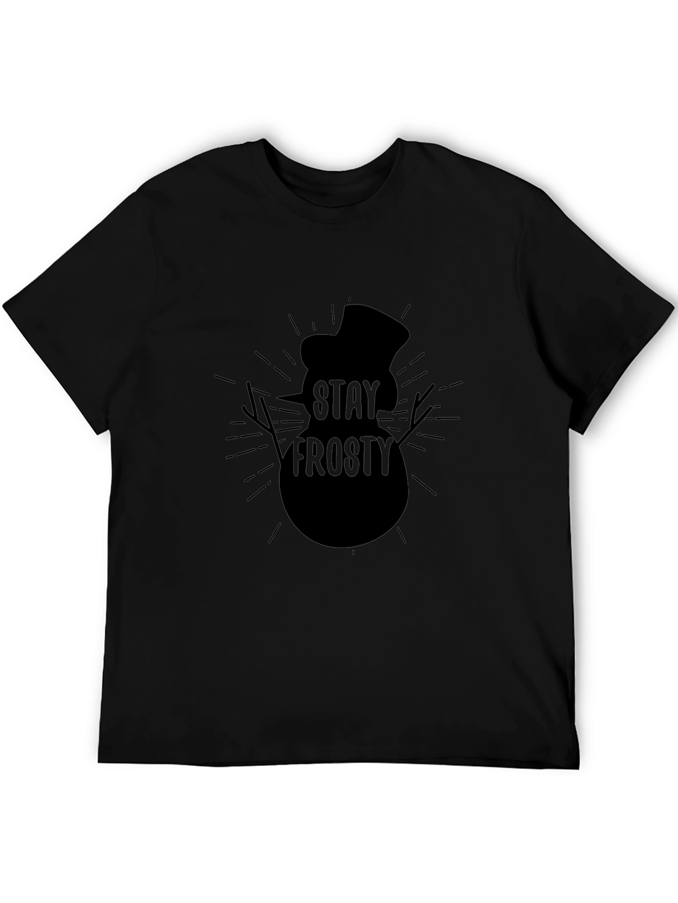 Stay Frosty Graphic Tee - Mens Black T-Shirt