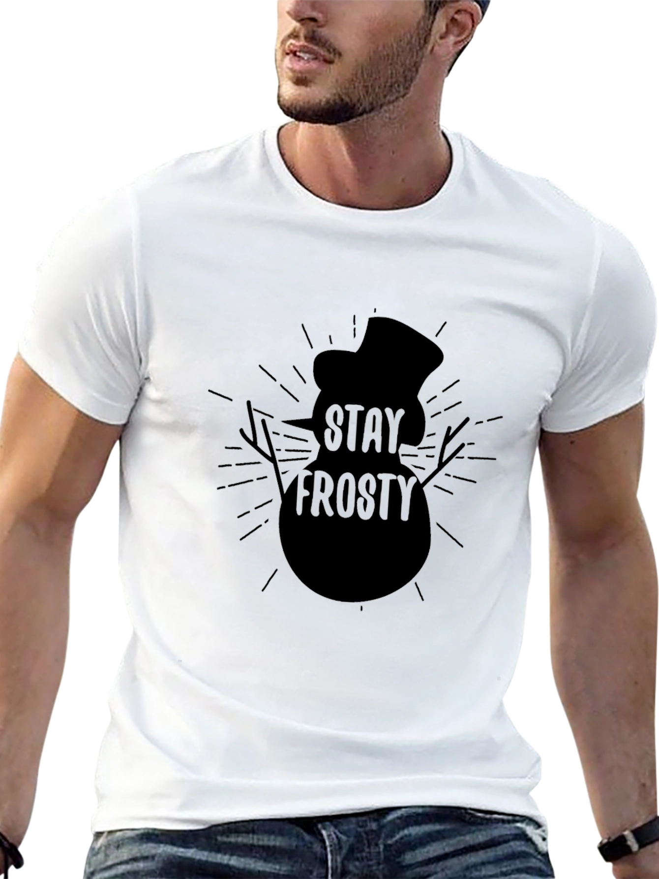 Stay Frosty Graphic Tee - Mens Black T-Shirt