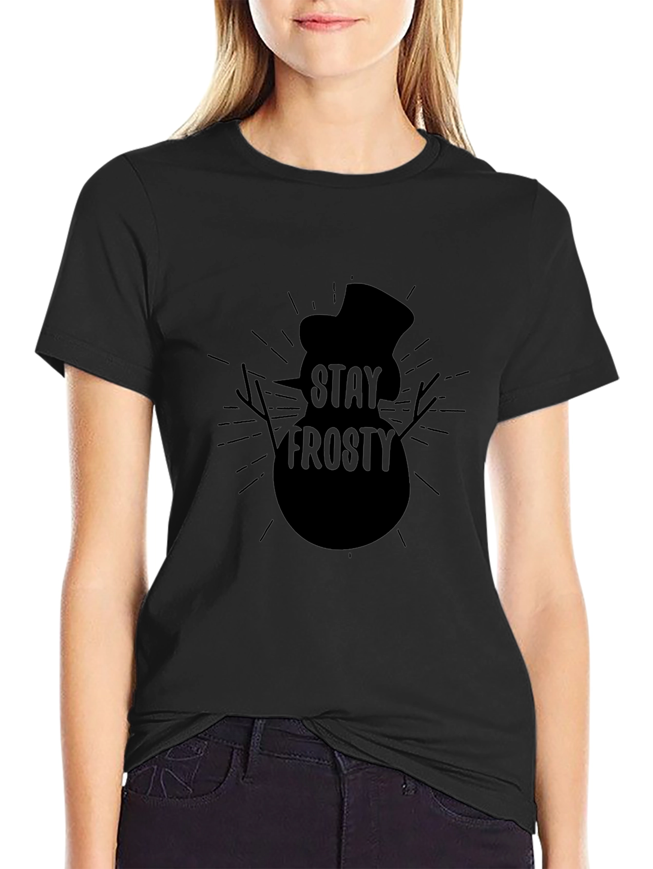 Stay Frosty Graphic Tee - Mens Black T-Shirt