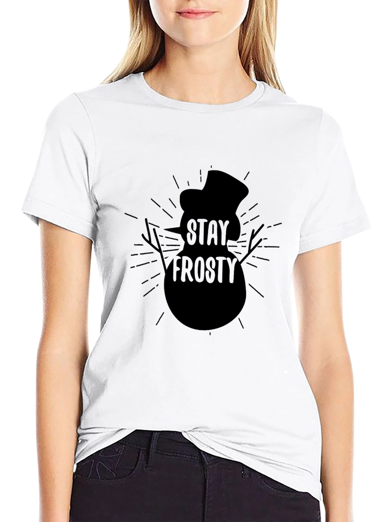 Stay Frosty Graphic Tee - Mens Black T-Shirt