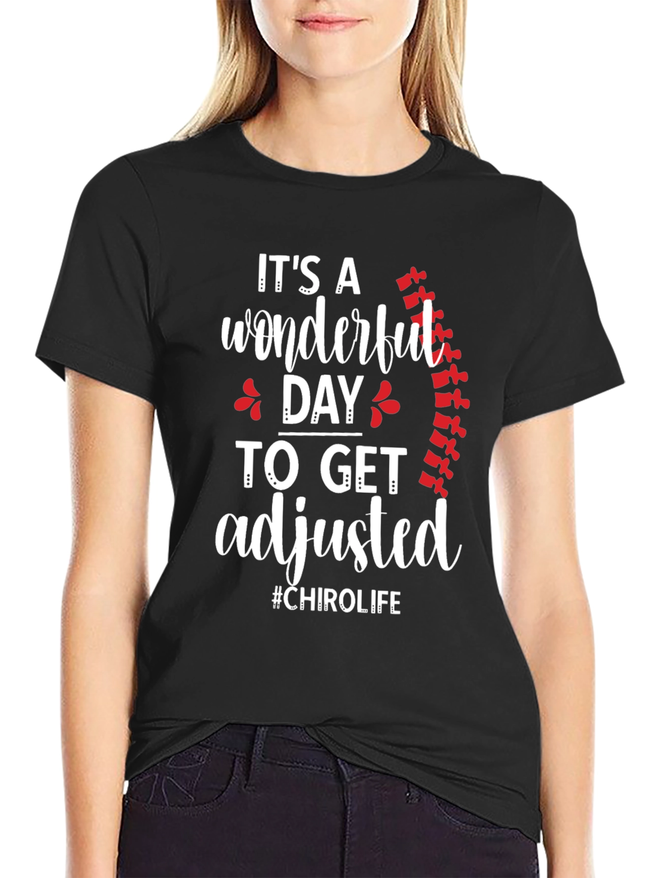 Chiropractor Adjustment T-Shirt - #CHIROLIFE