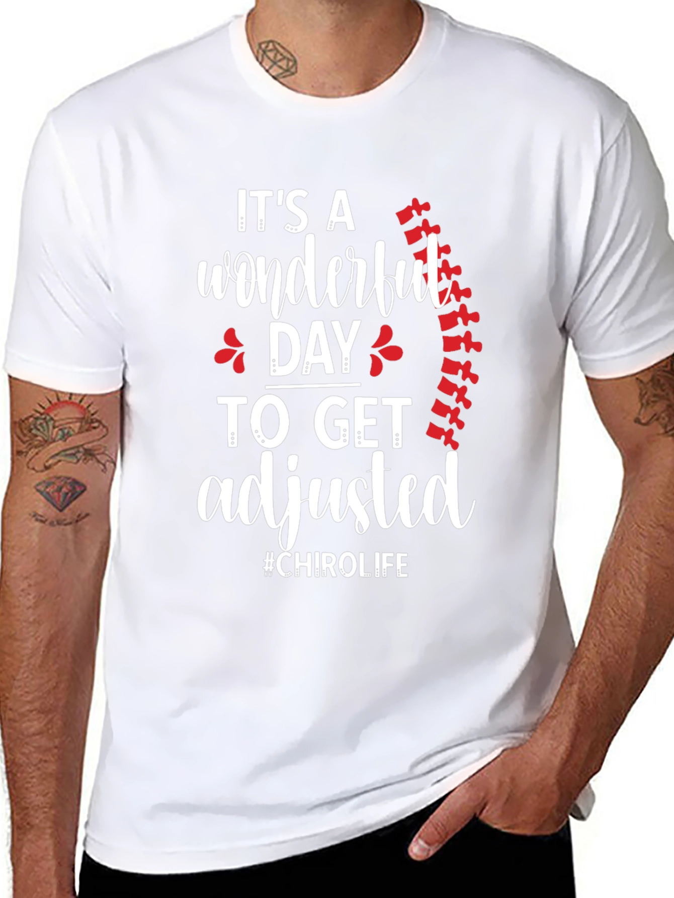 Chiropractor Adjustment T-Shirt - #CHIROLIFE