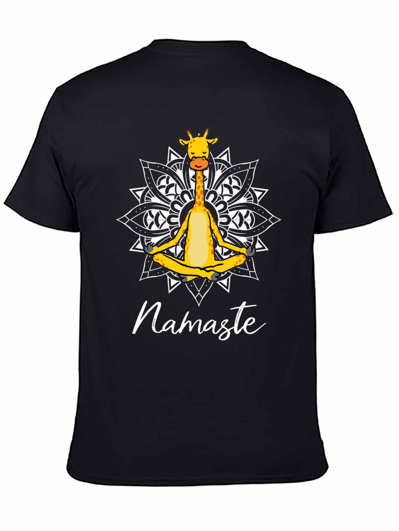 Yoga Giraffe T-Shirt - Namaste Meditation Tee