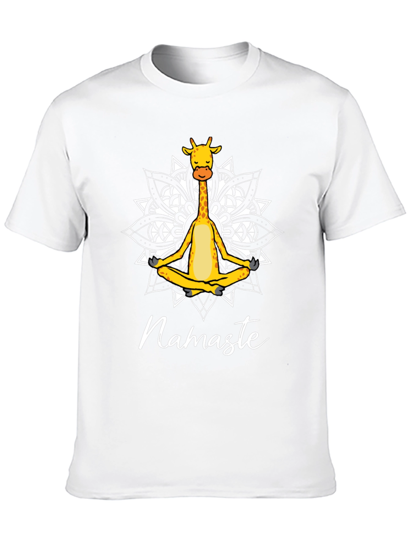 Yoga Giraffe T-Shirt - Namaste Meditation Tee