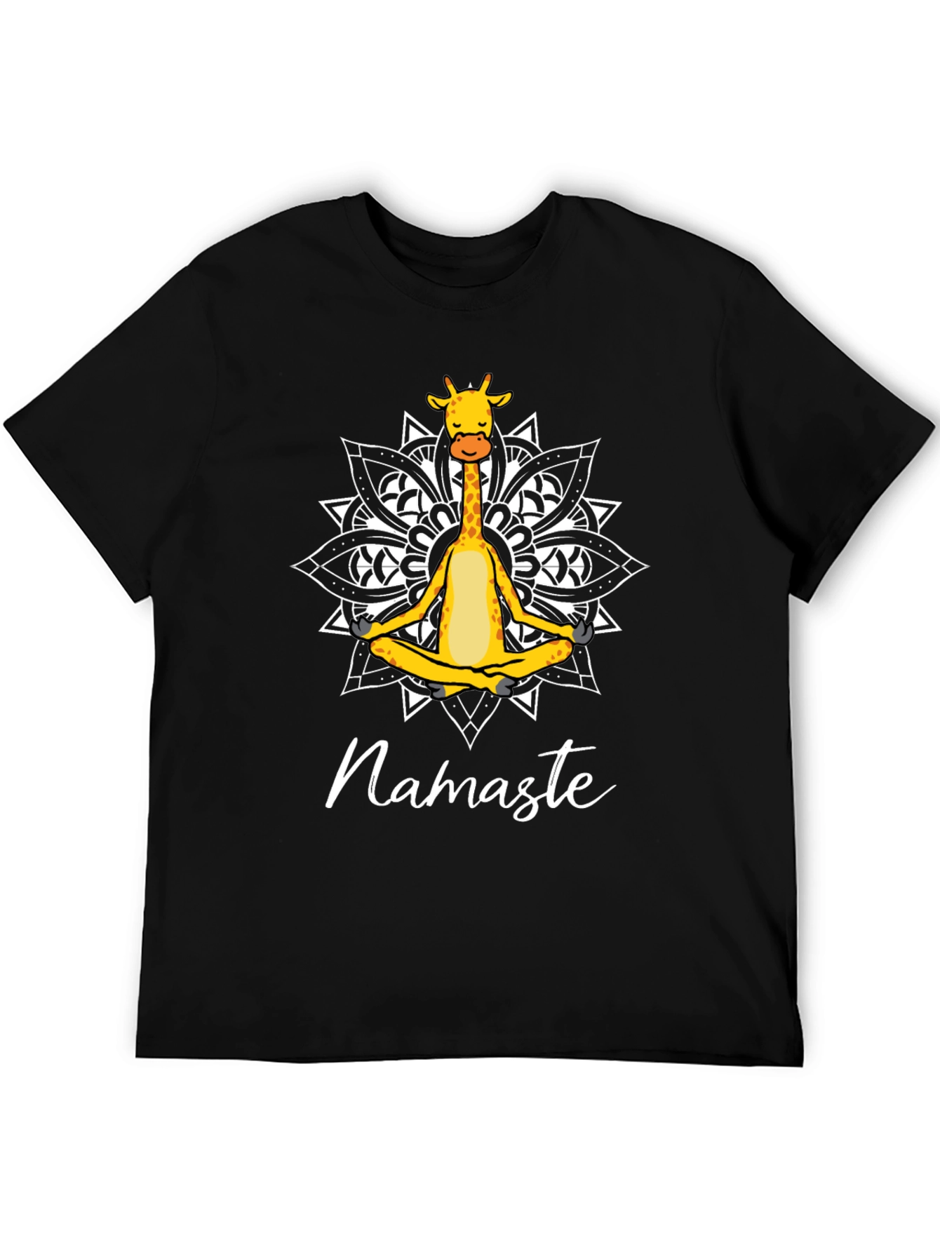 Yoga Giraffe T-Shirt - Namaste Meditation Tee