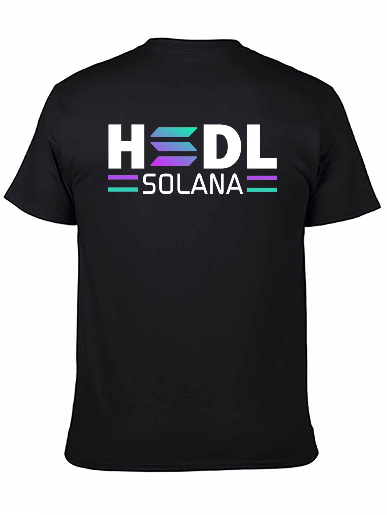 HODL Solana Black T-Shirt Crypto Blockchain