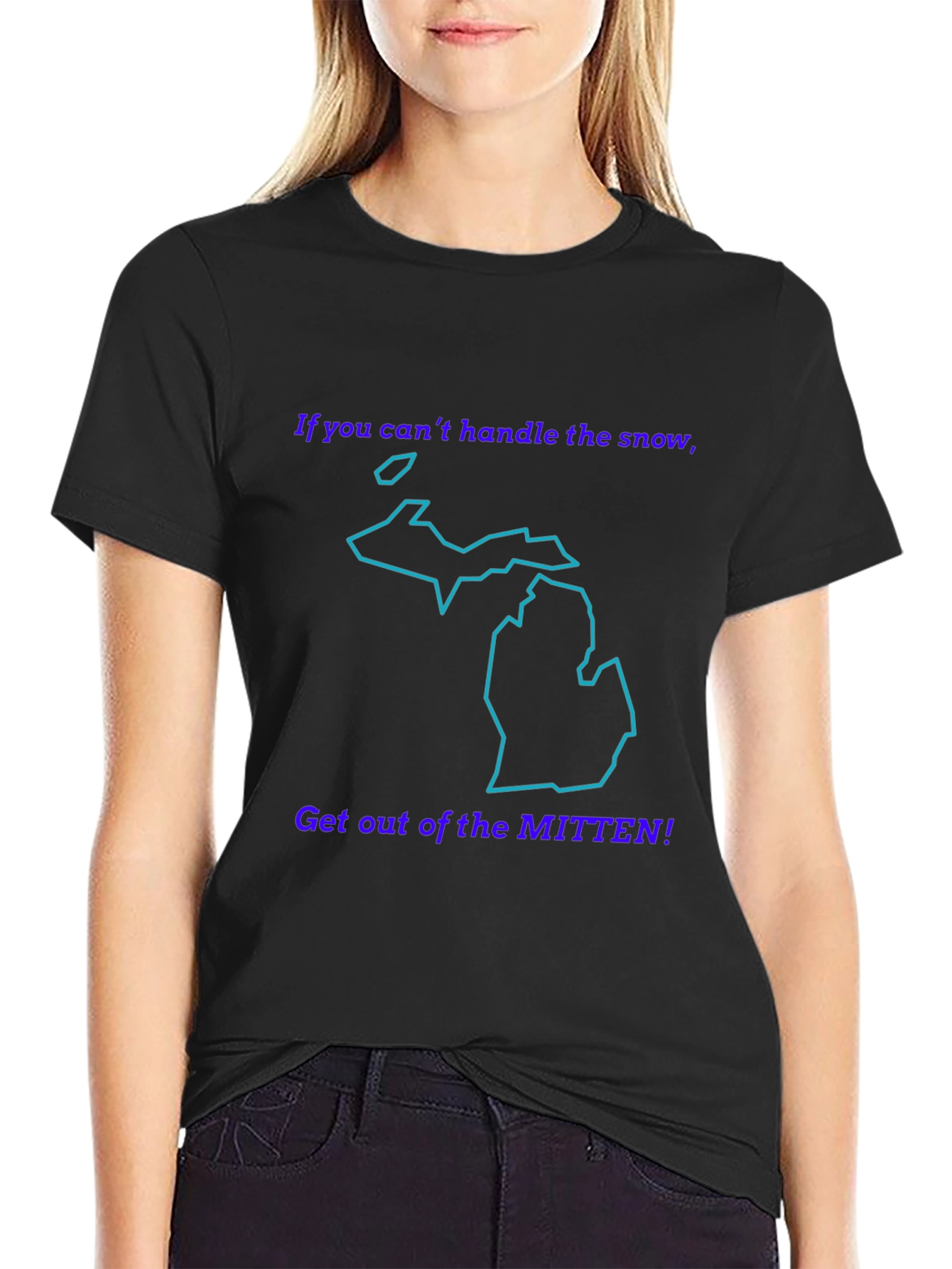 Michigan Mitten T-Shirt - Handle the Snow!