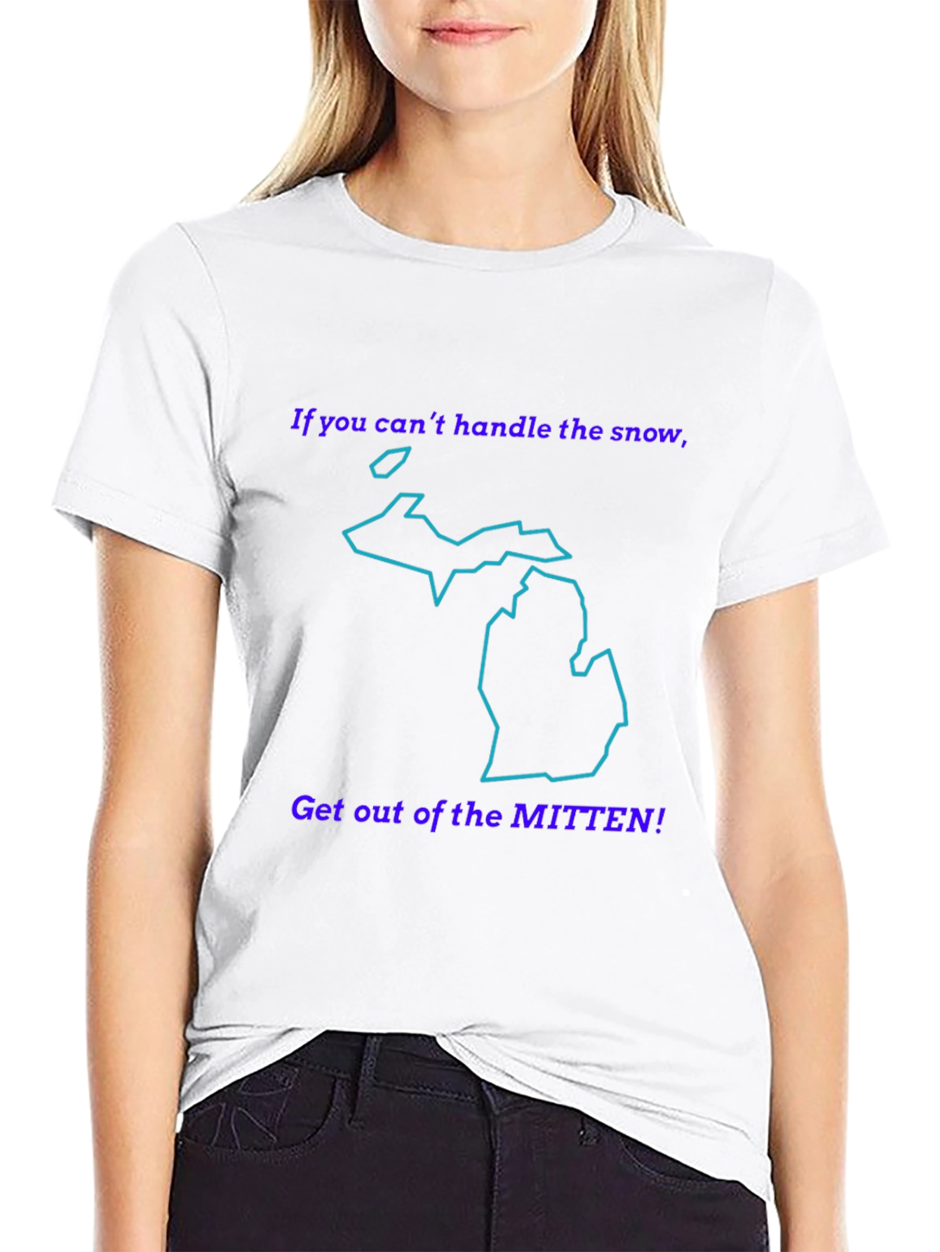 Michigan Mitten T-Shirt - Handle the Snow!