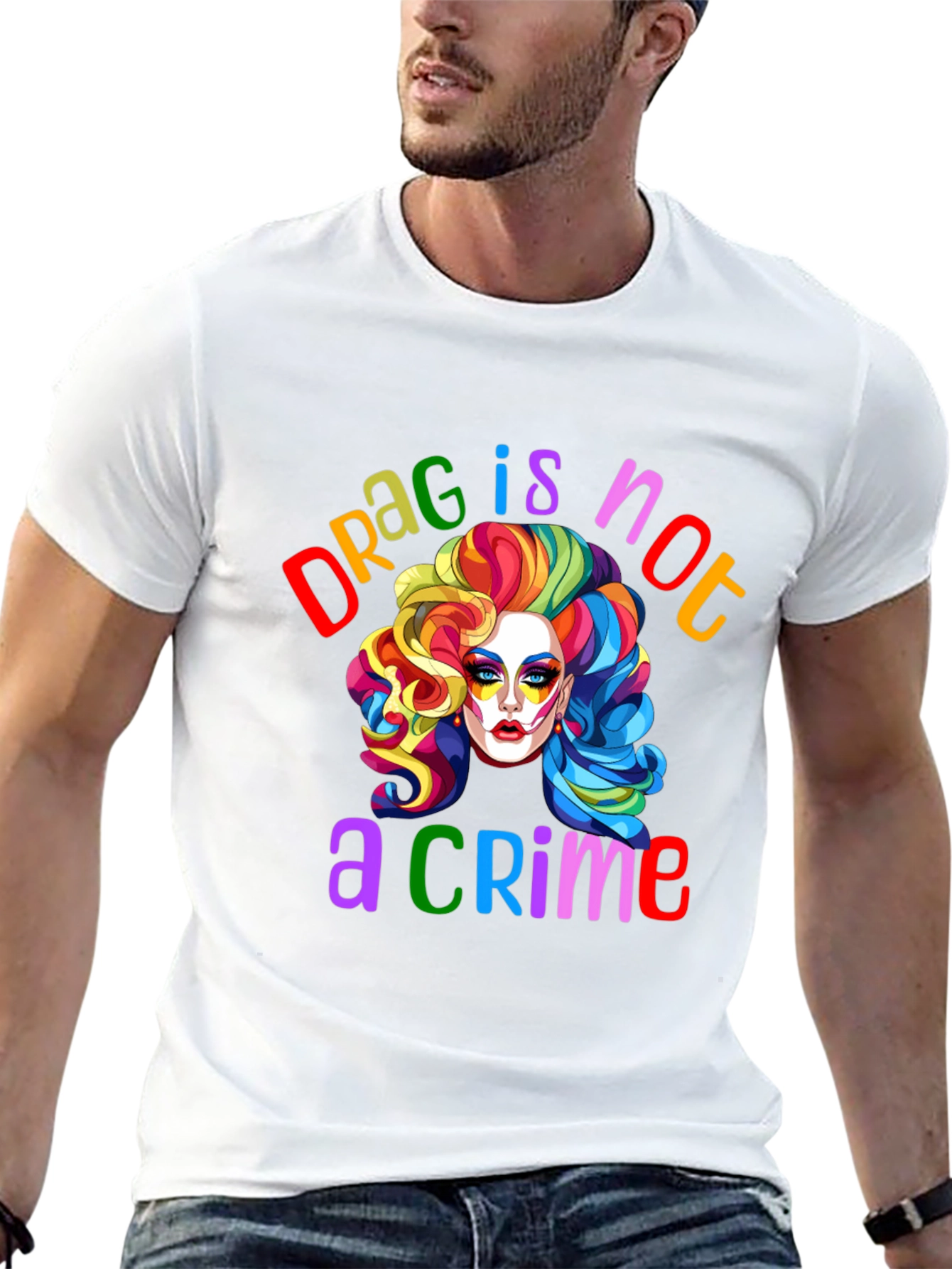 Drag Is Not A Crime T-Shirt LGBTQ Pride Tee
