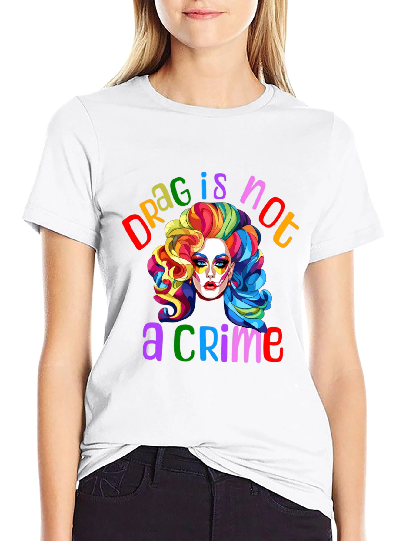 Drag Is Not A Crime T-Shirt LGBTQ Pride Tee