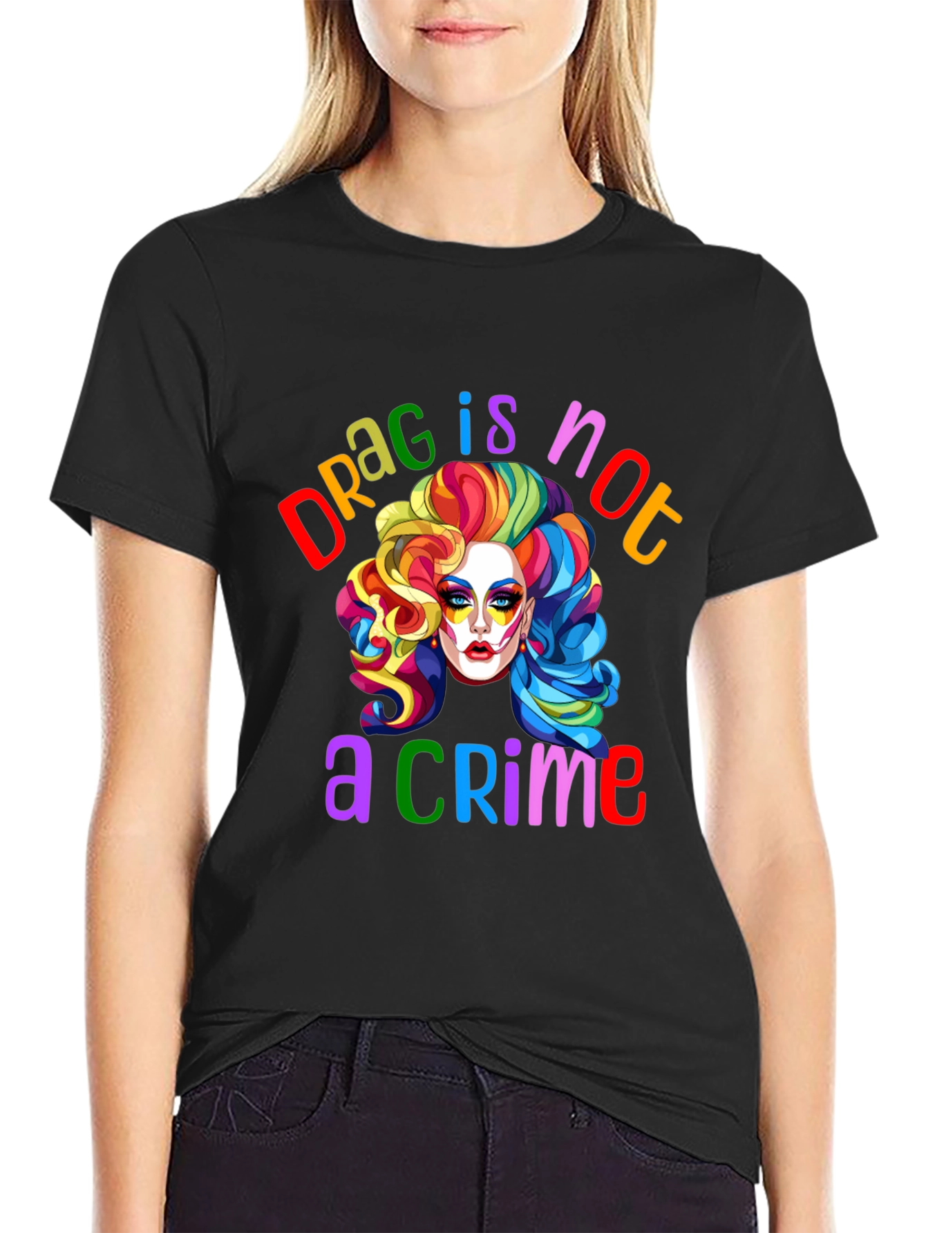 Drag Is Not A Crime T-Shirt LGBTQ Pride Tee