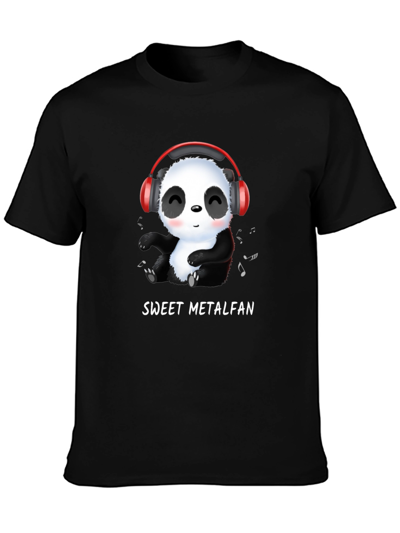 Sweet Metalfan Panda T-Shirt