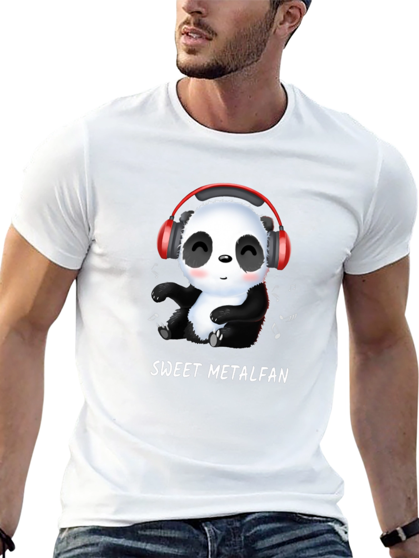 Sweet Metalfan Panda T-Shirt