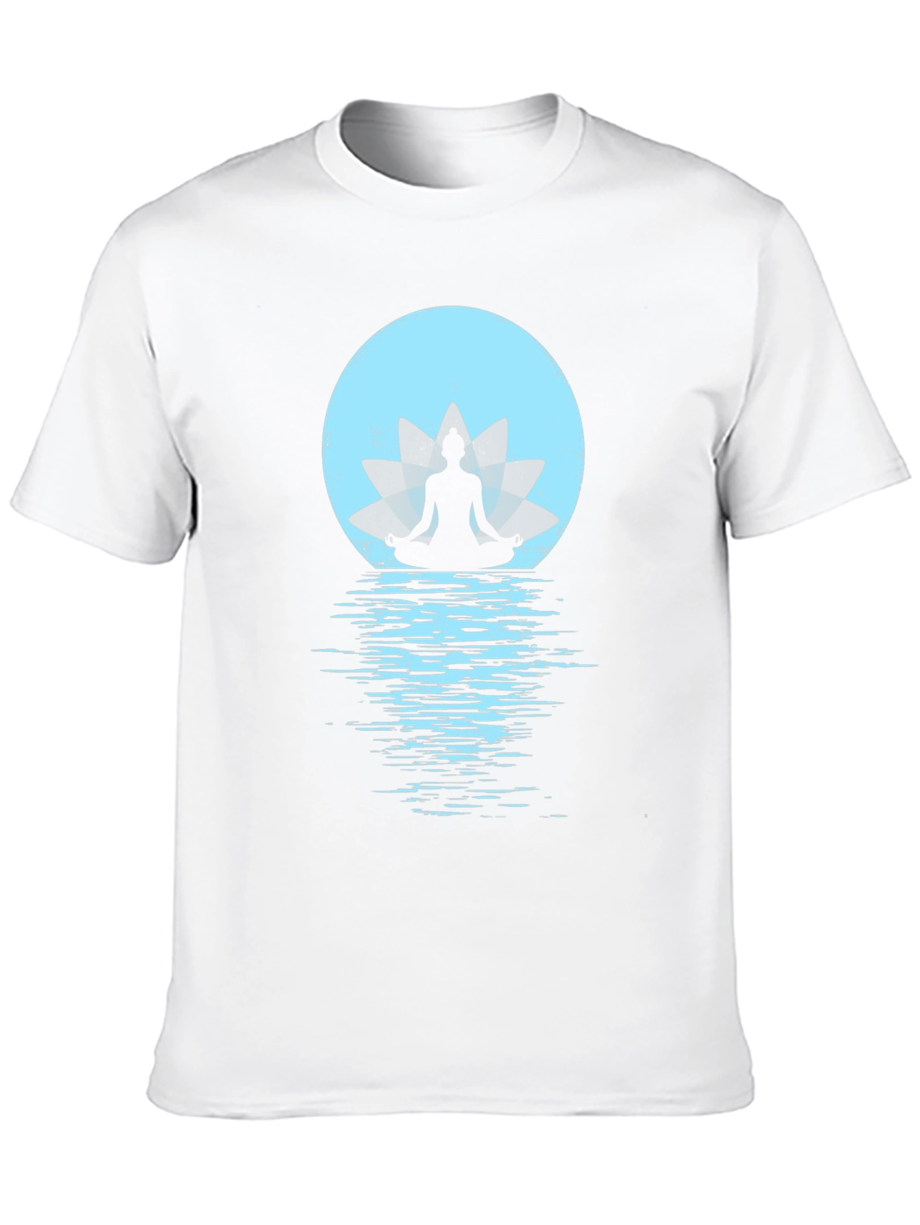 Zen Lotus Meditation T-Shirt - Relaxed Fit