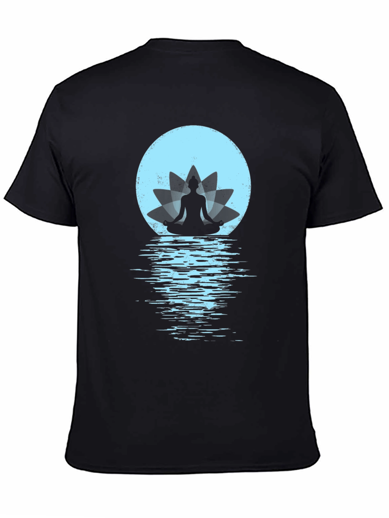 Zen Lotus Meditation T-Shirt - Relaxed Fit