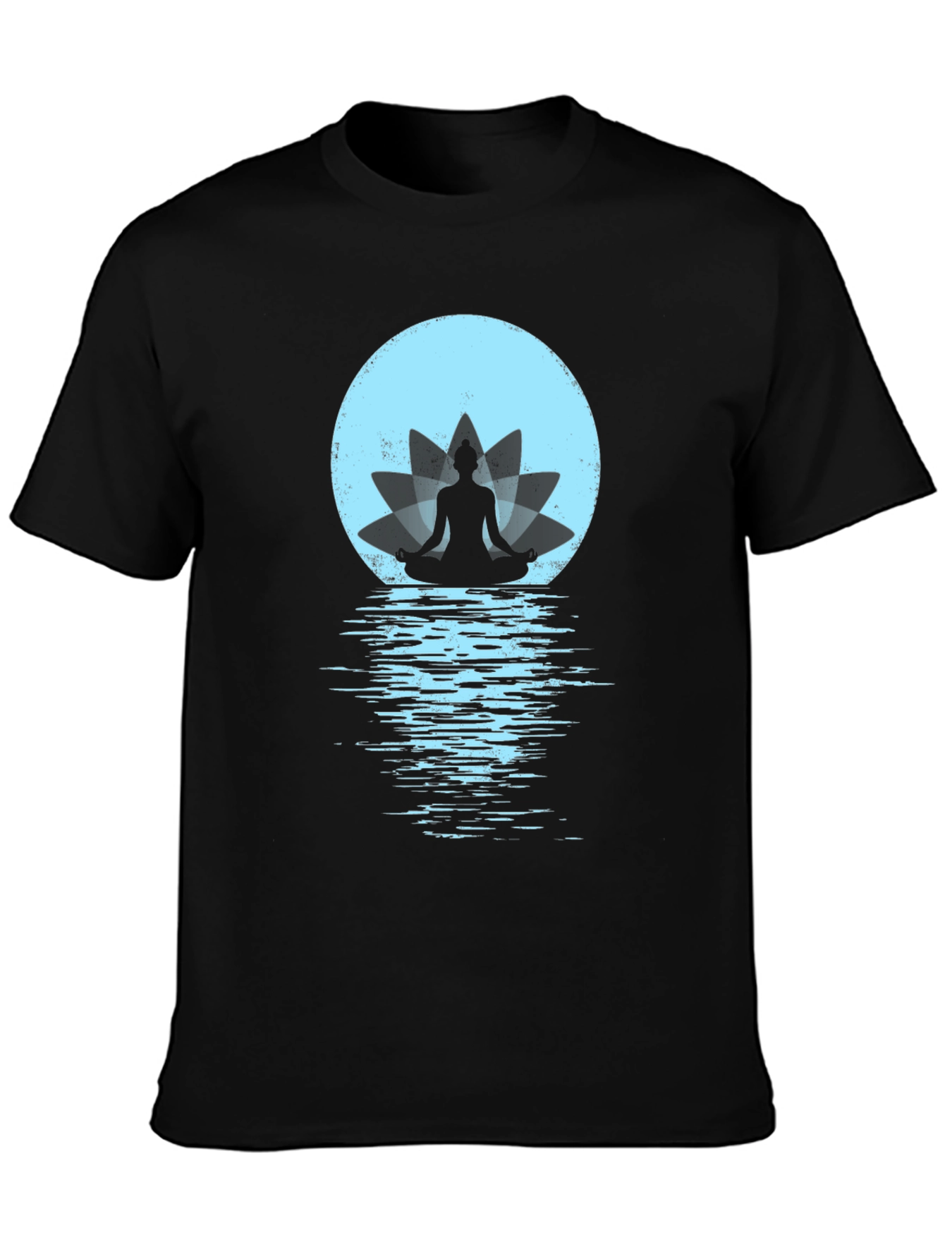 Zen Lotus Meditation T-Shirt - Relaxed Fit