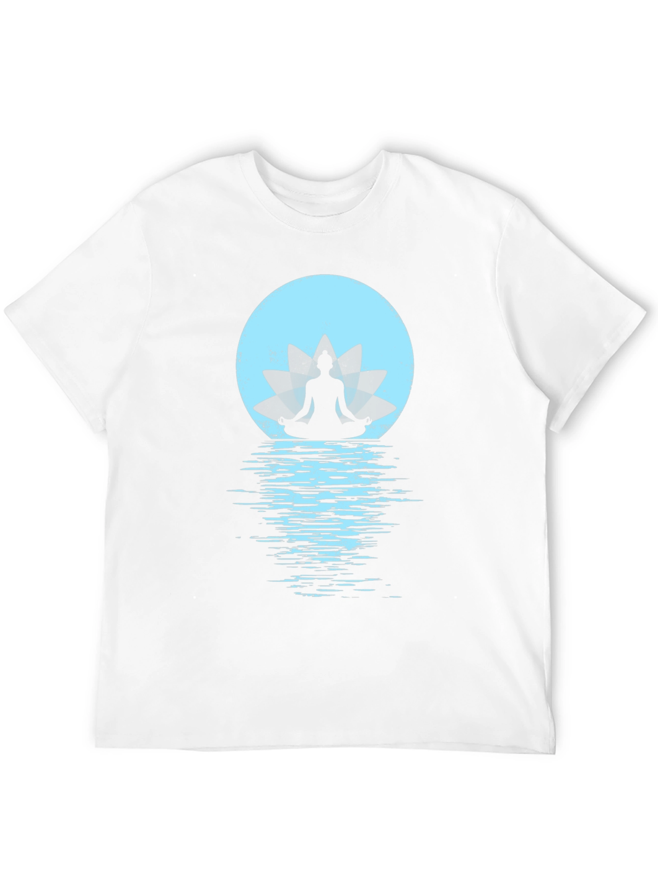Zen Lotus Meditation T-Shirt - Relaxed Fit