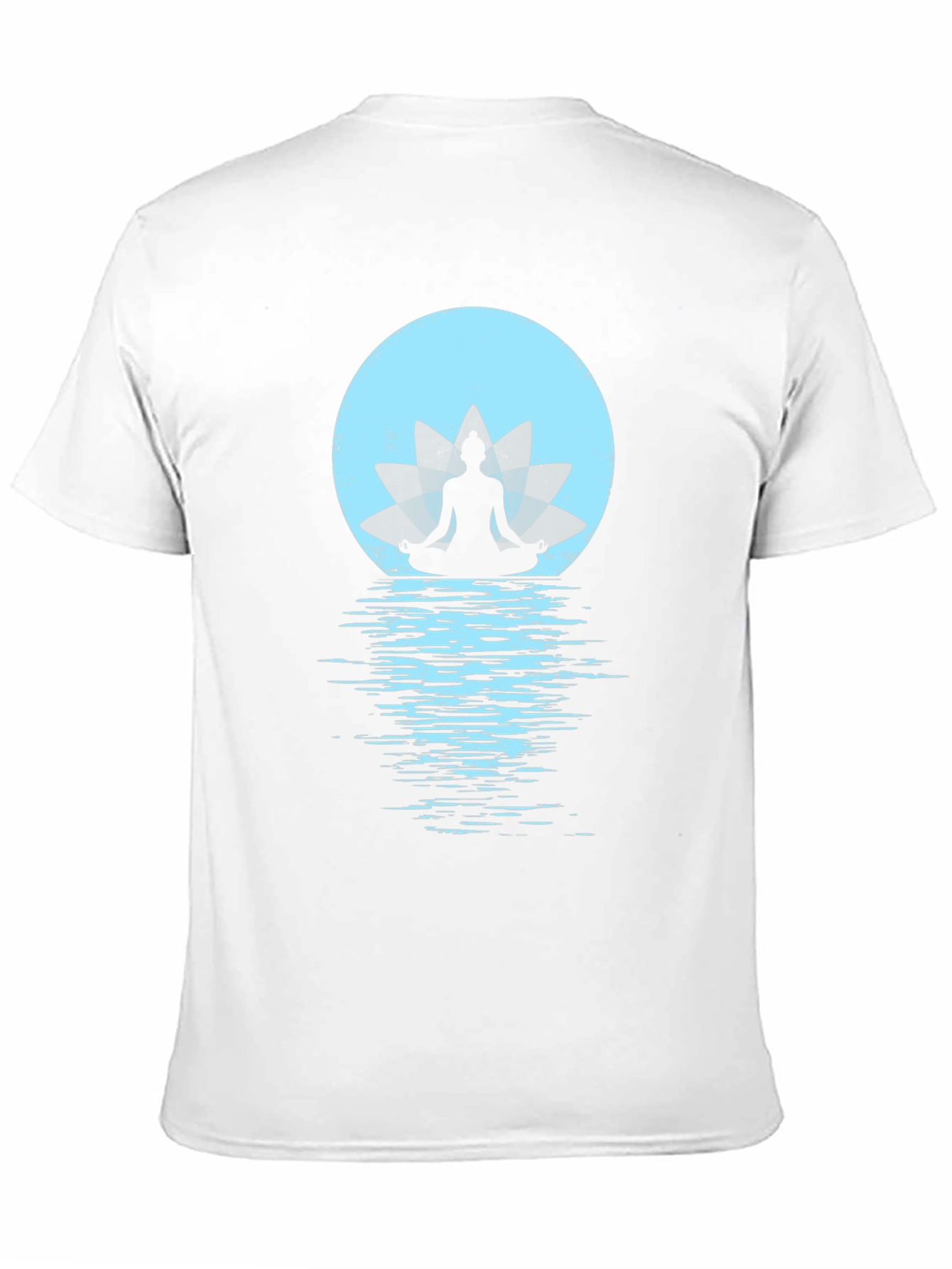 Zen Lotus Meditation T-Shirt - Relaxed Fit